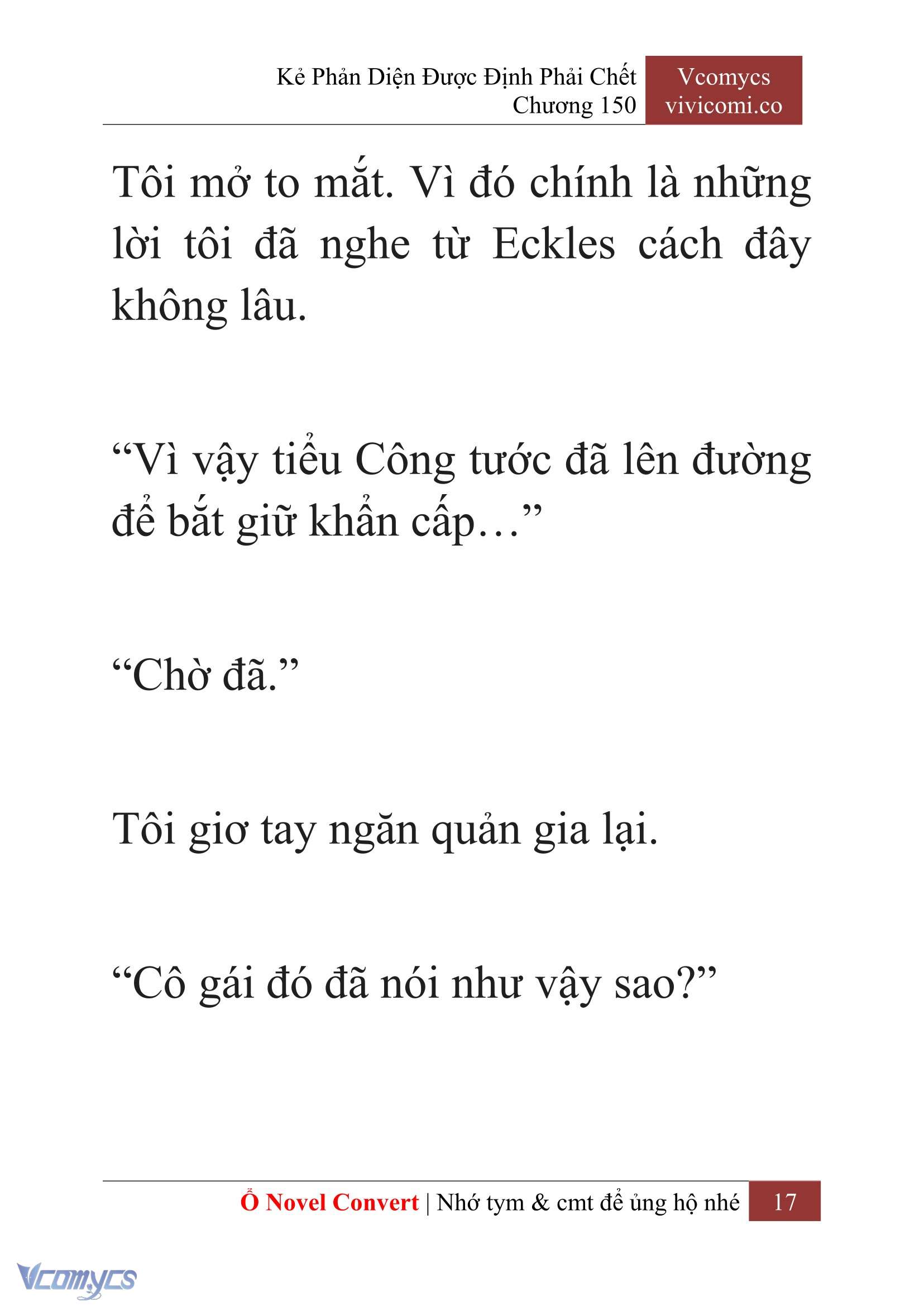 [Novel] Kẻ Phản Diện Được Định Phải Chết Chap 150 - Trang 2