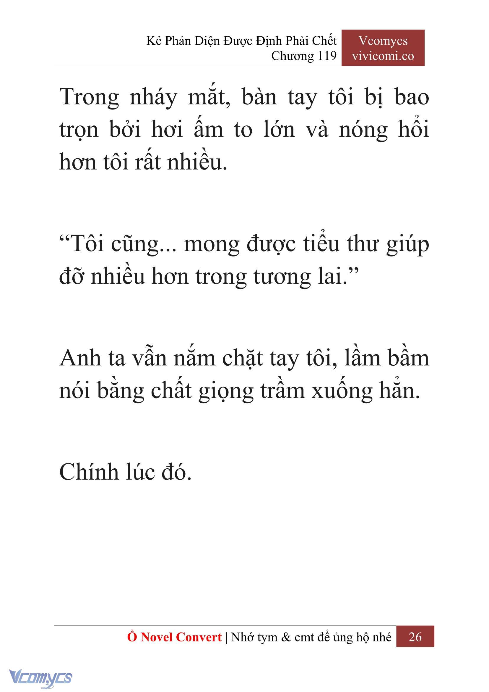 [Novel] Kẻ Phản Diện Được Định Phải Chết Chap 119 - Next Chap 120