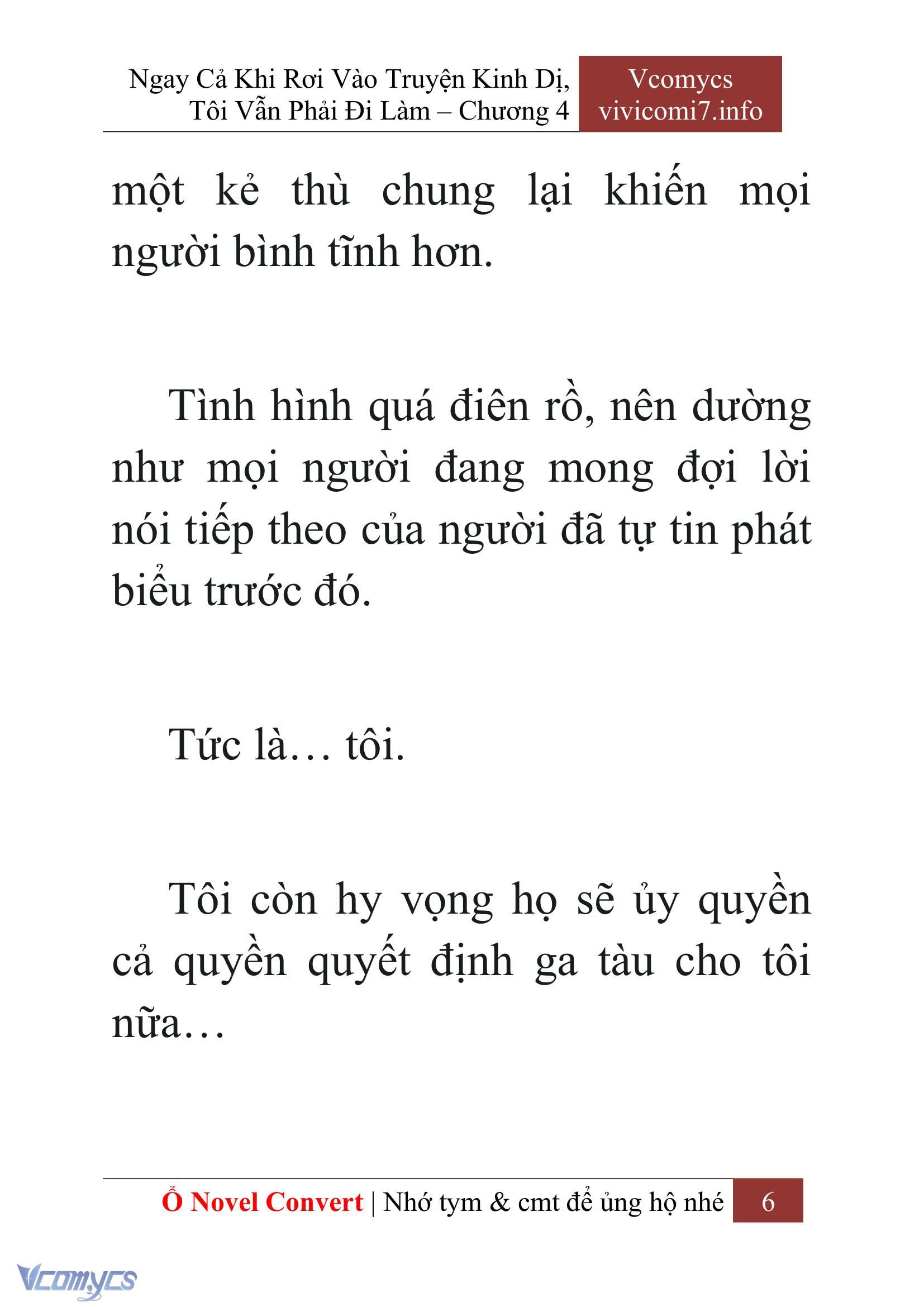 [Novel] Ngay Cả Khi Rơi Vào Truyện Kinh Dị, Tôi Vẫn Phải Đi Làm Chap 4 - Trang 2