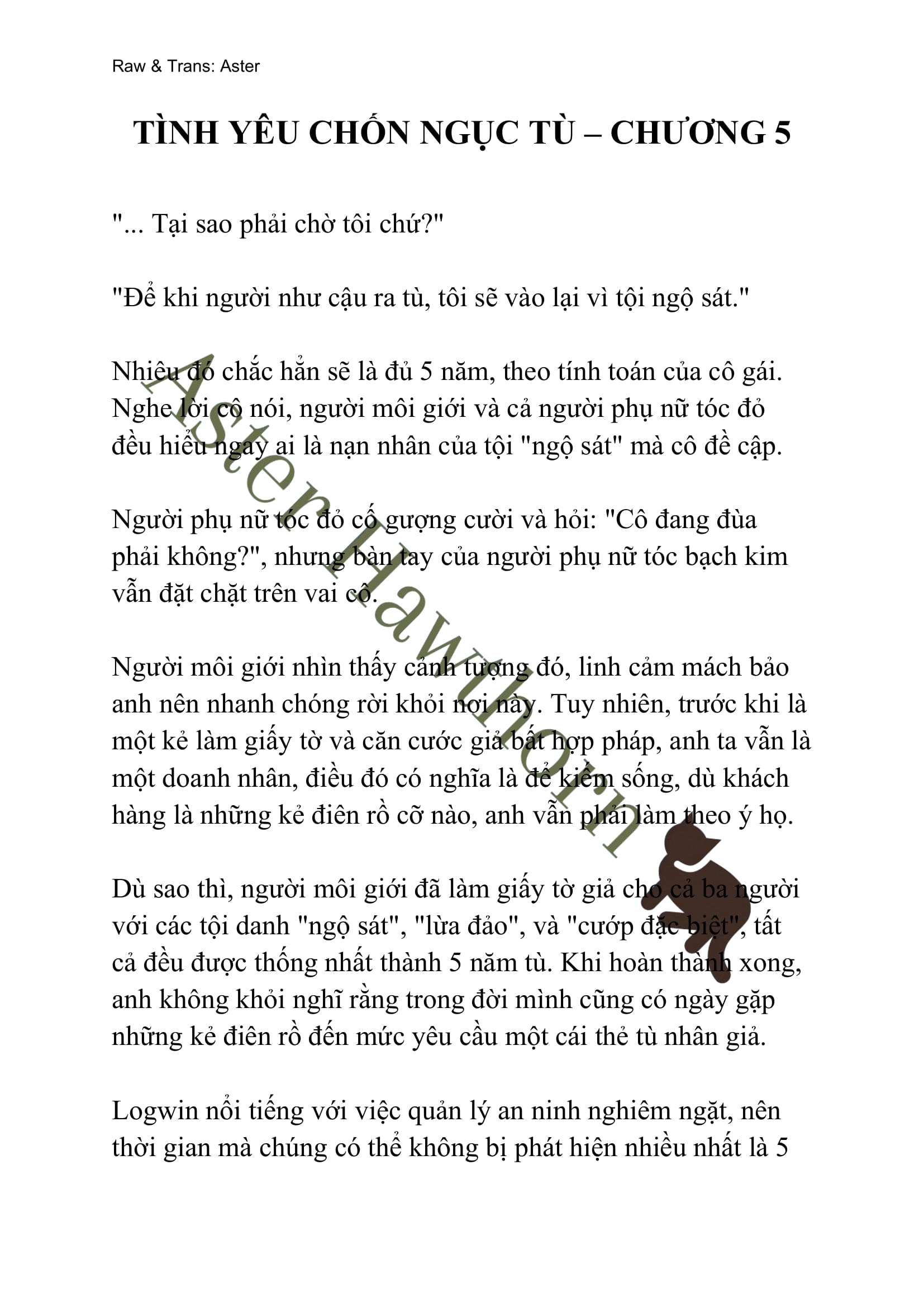 [NOVEL] Tình Yêu Chốn Ngục Tù Chap 5 - Trang 2