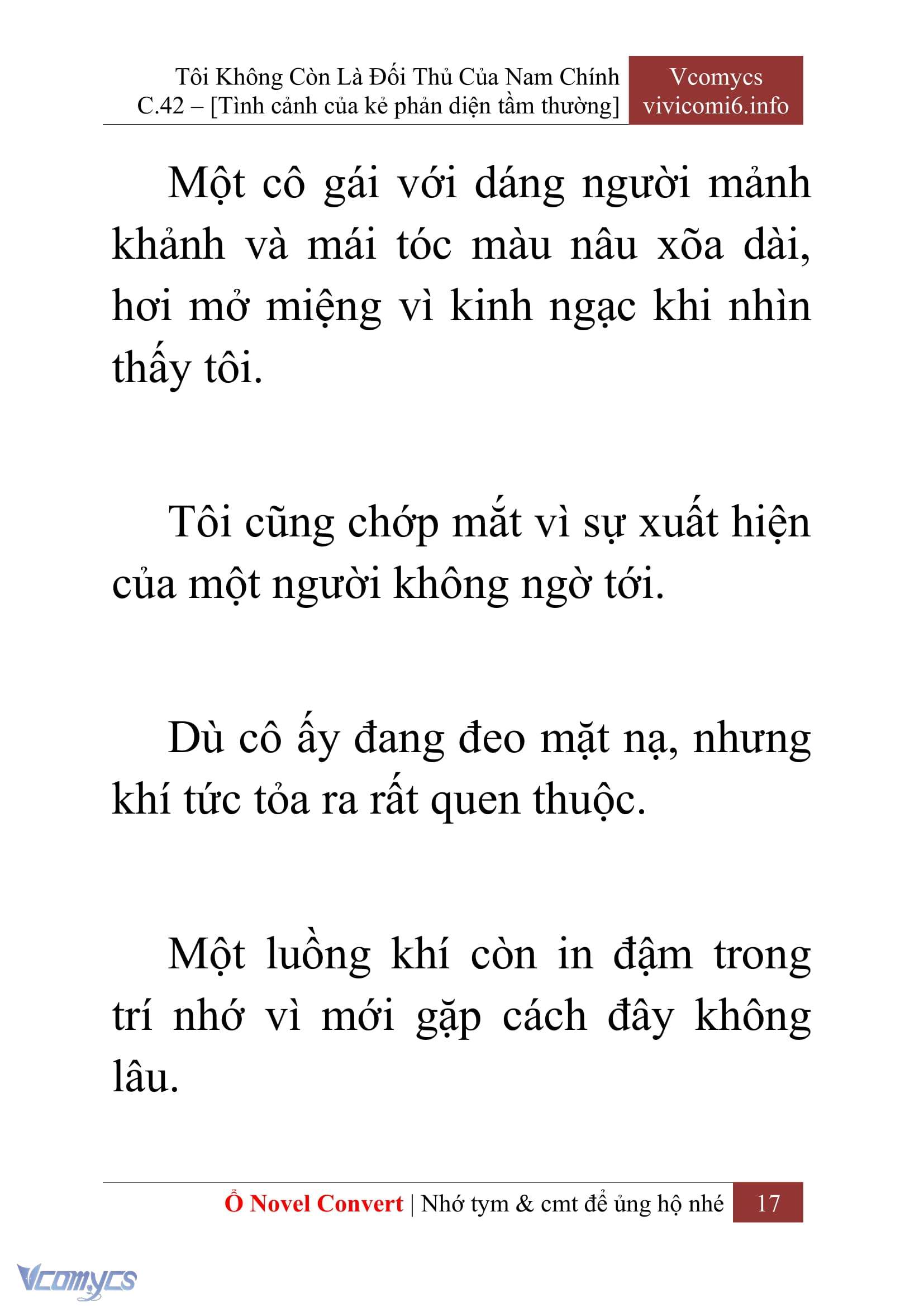 [Novel] Tôi Không Còn Là Đối Thủ Của Nam Chính Chap 42 - Trang 2
