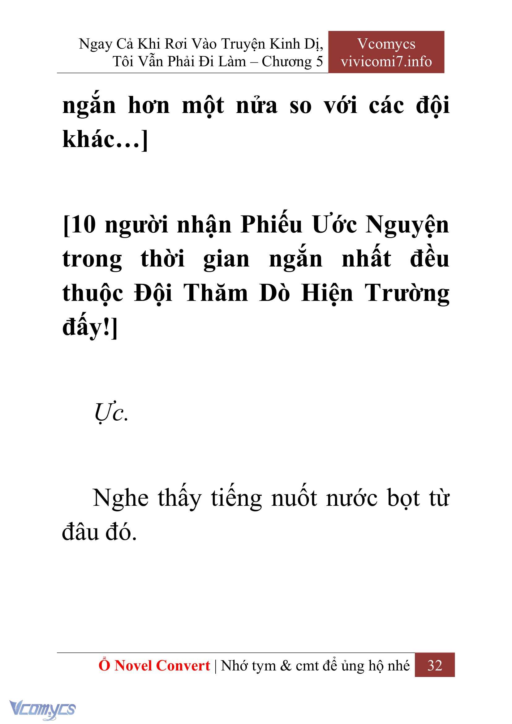 [Novel] Ngay Cả Khi Rơi Vào Truyện Kinh Dị, Tôi Vẫn Phải Đi Làm Chap 5 - Trang 2