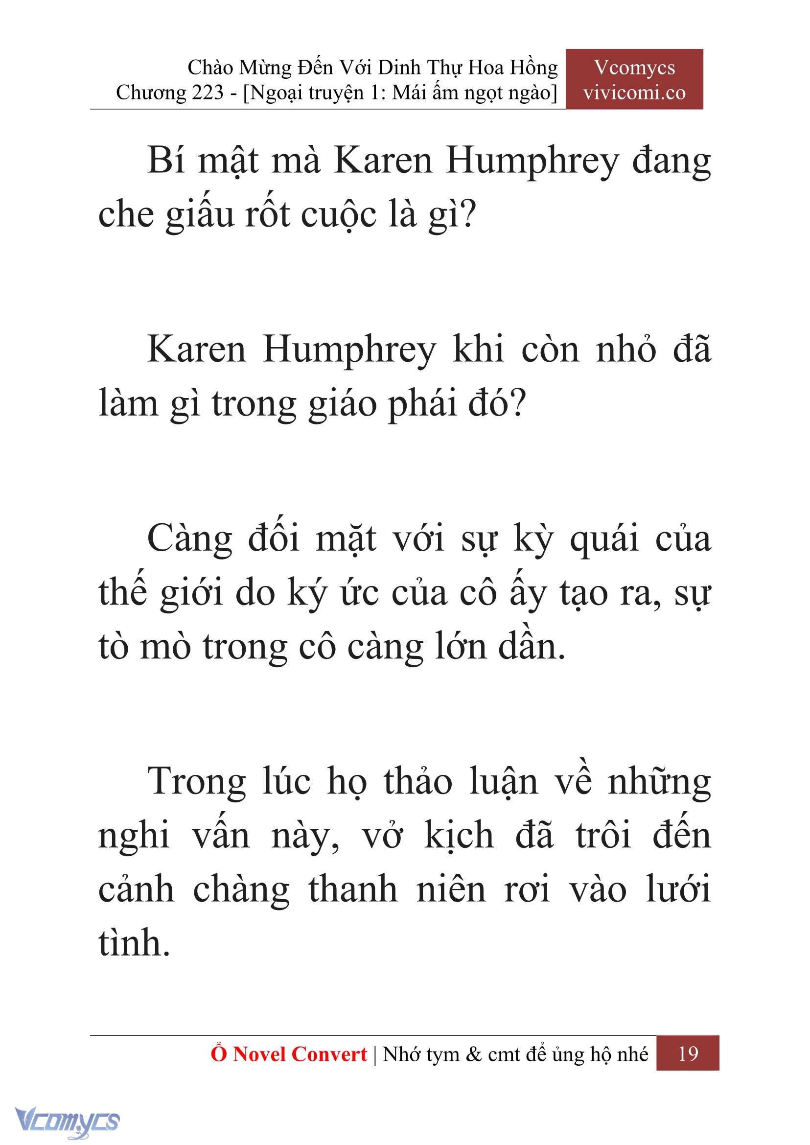 [Novel] Chào Mừng Đến Với Dinh Thự Hoa Hồng Chap 223 - Trang 2