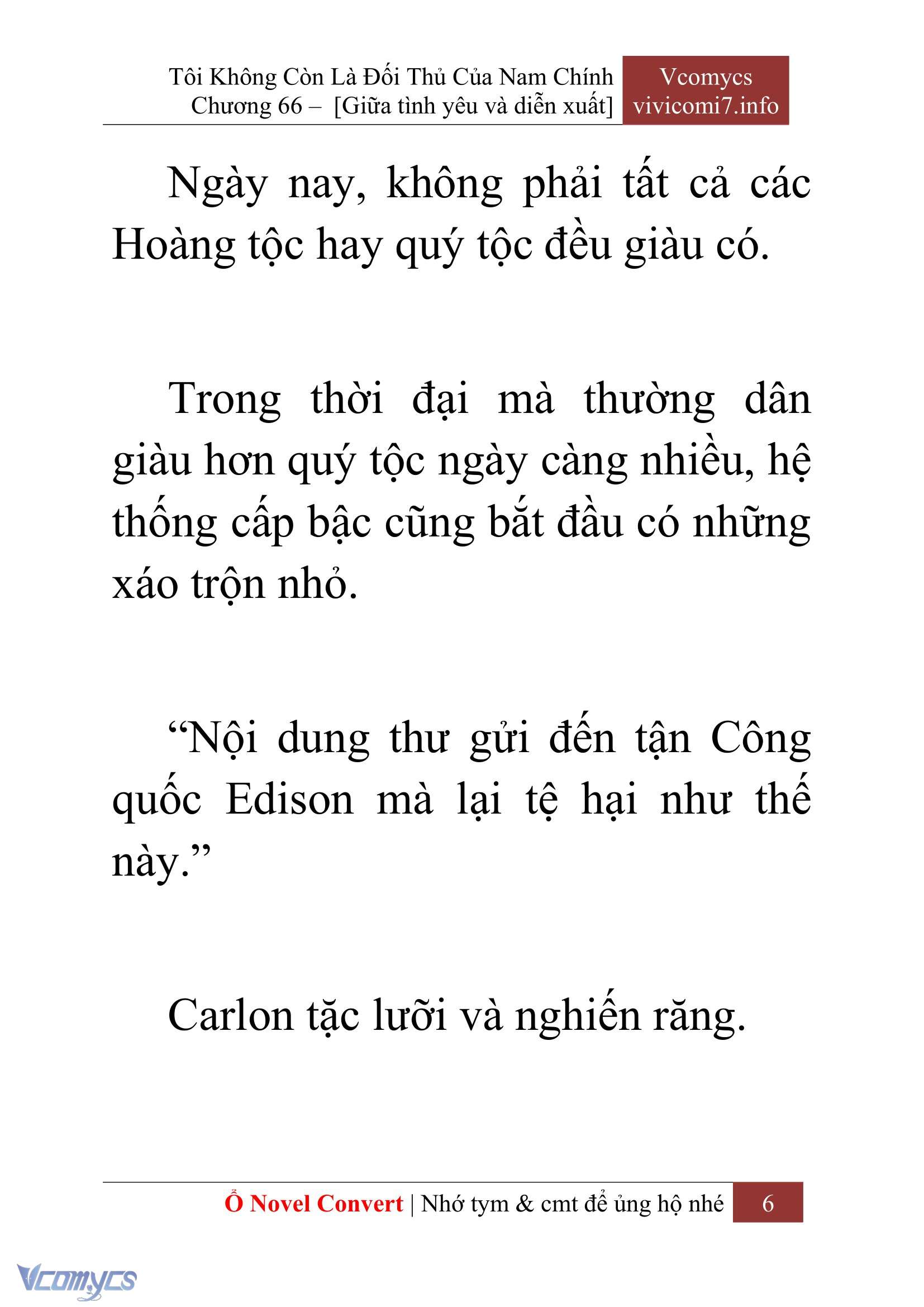 [Novel] Tôi Không Còn Là Đối Thủ Của Nam Chính Chap 66 - Trang 2