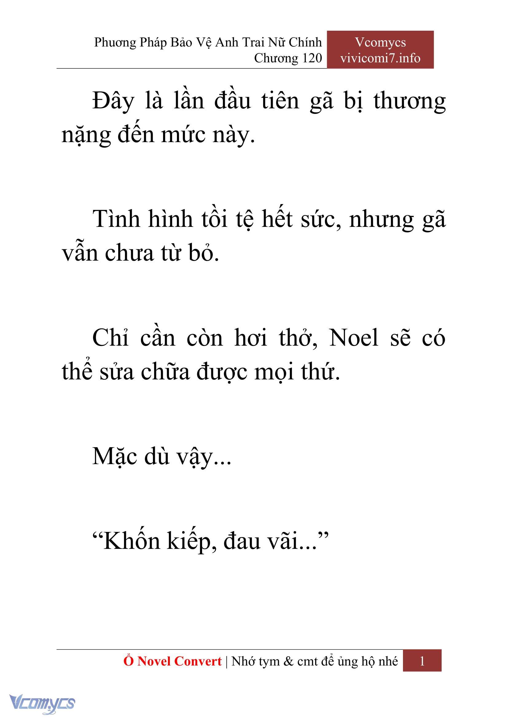 [Novel] Phương Pháp Bảo Vệ Anh Trai Nữ Chính Chap 120 - Trang 2