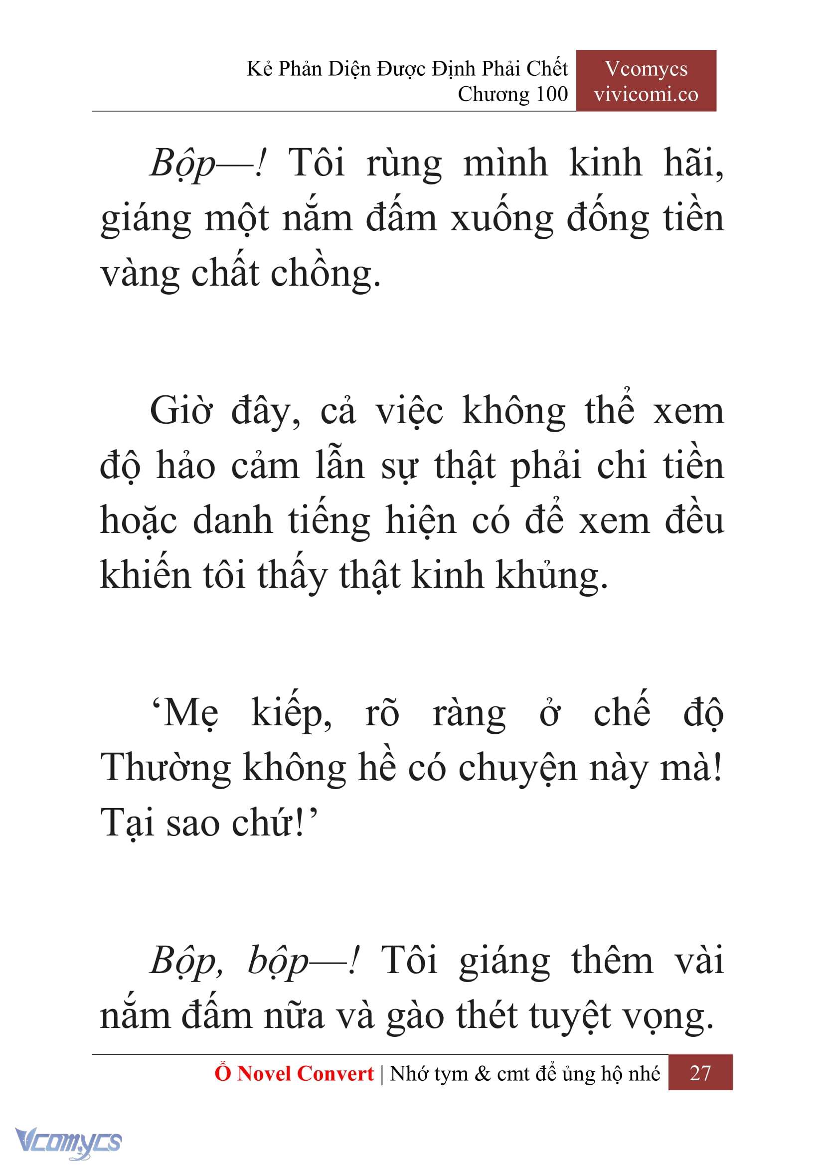 [Novel] Kẻ Phản Diện Được Định Phải Chết Chap 100 - Next Chap 101