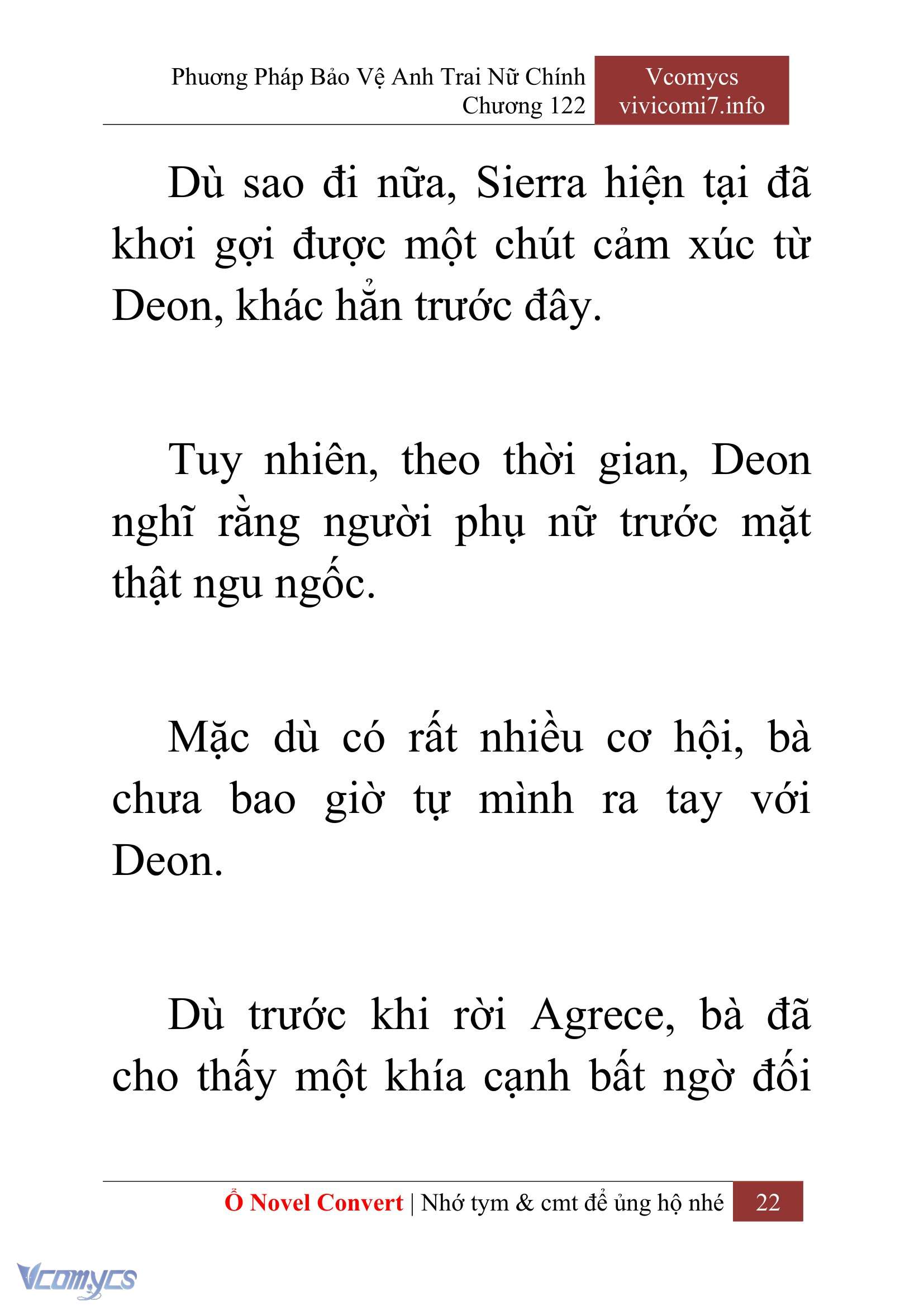 [Novel] Phương Pháp Bảo Vệ Anh Trai Nữ Chính Chap 122 - Trang 2