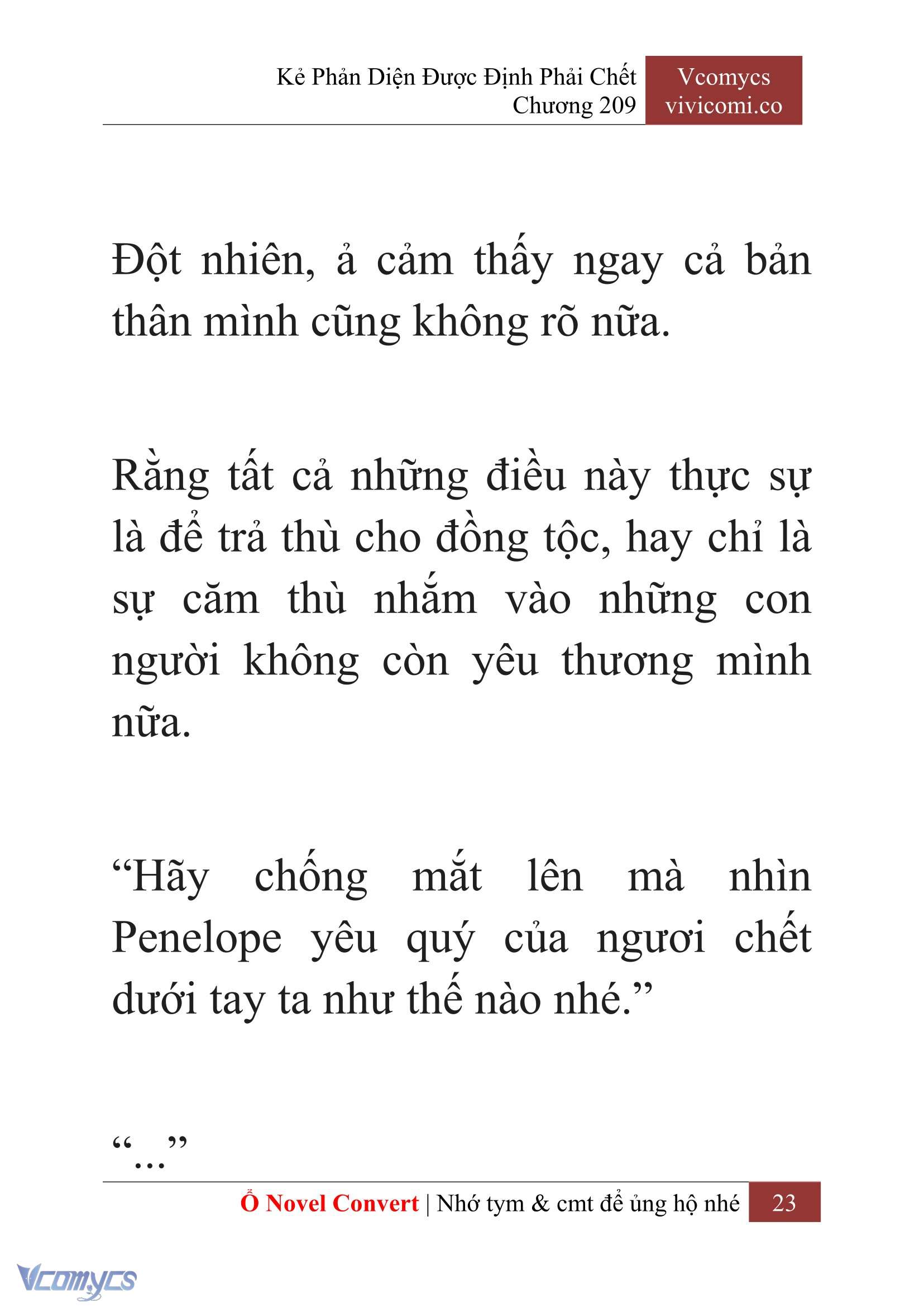 [Novel] Kẻ Phản Diện Được Định Phải Chết Chap 209 - Next Chap 210