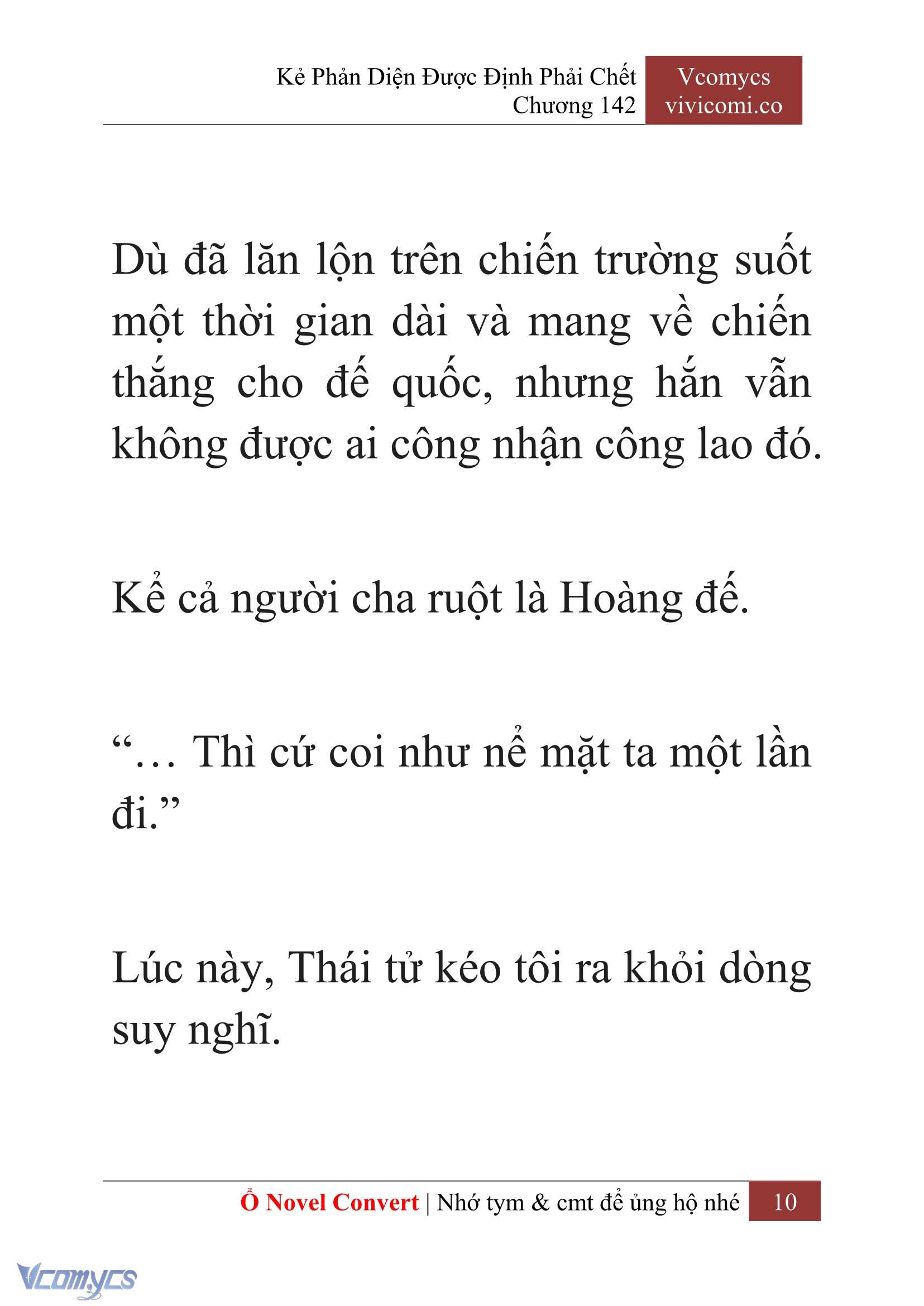 [Novel] Kẻ Phản Diện Được Định Phải Chết Chap 142 - Trang 2