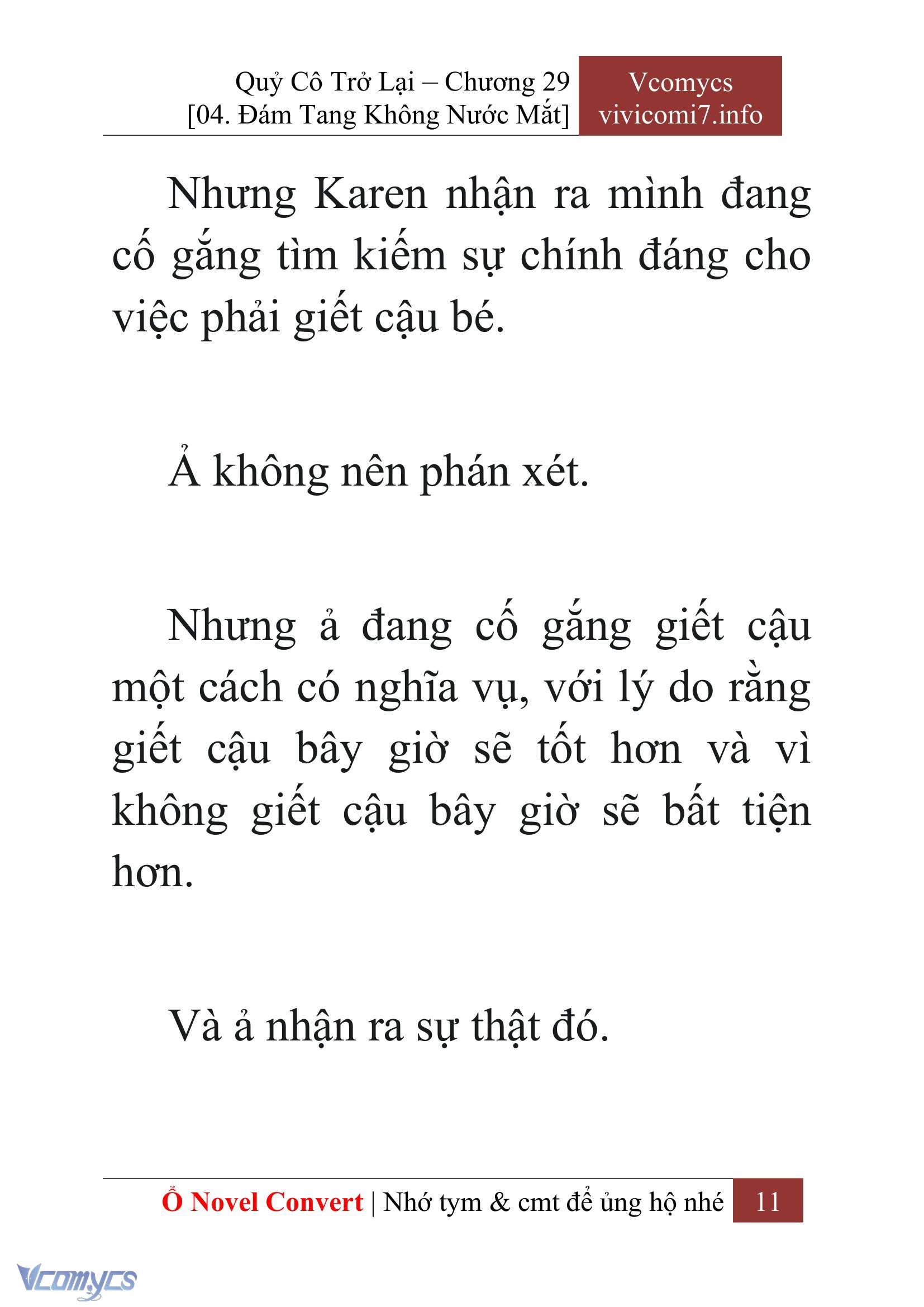 [Novel] Quý Cô Trở Lại Chap 29 - Trang 2