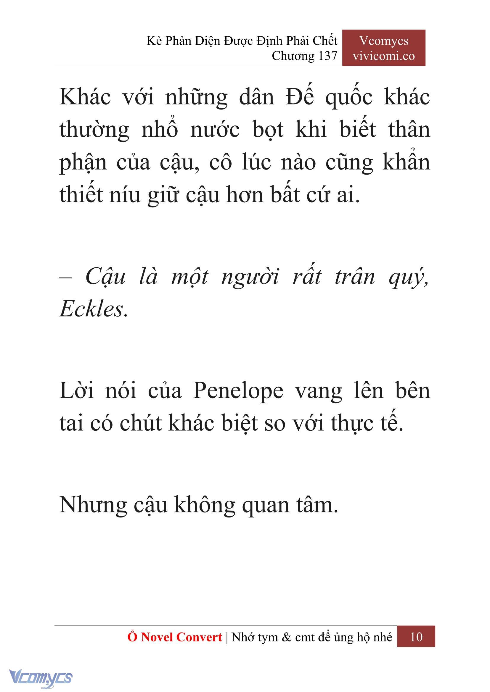 [Novel] Kẻ Phản Diện Được Định Phải Chết Chap 137 - Trang 2