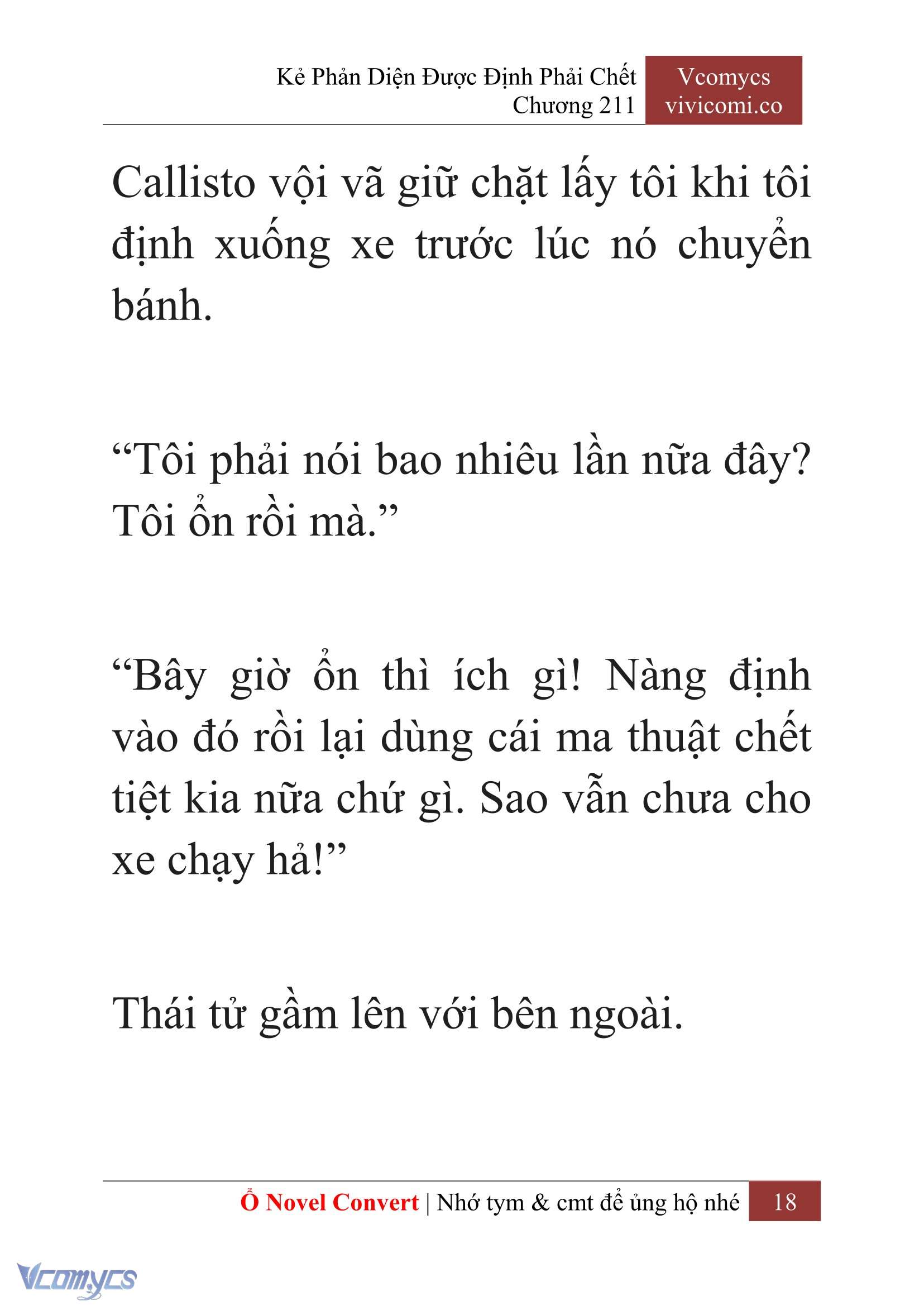 [Novel] Kẻ Phản Diện Được Định Phải Chết Chap 211 - Next Chap 212