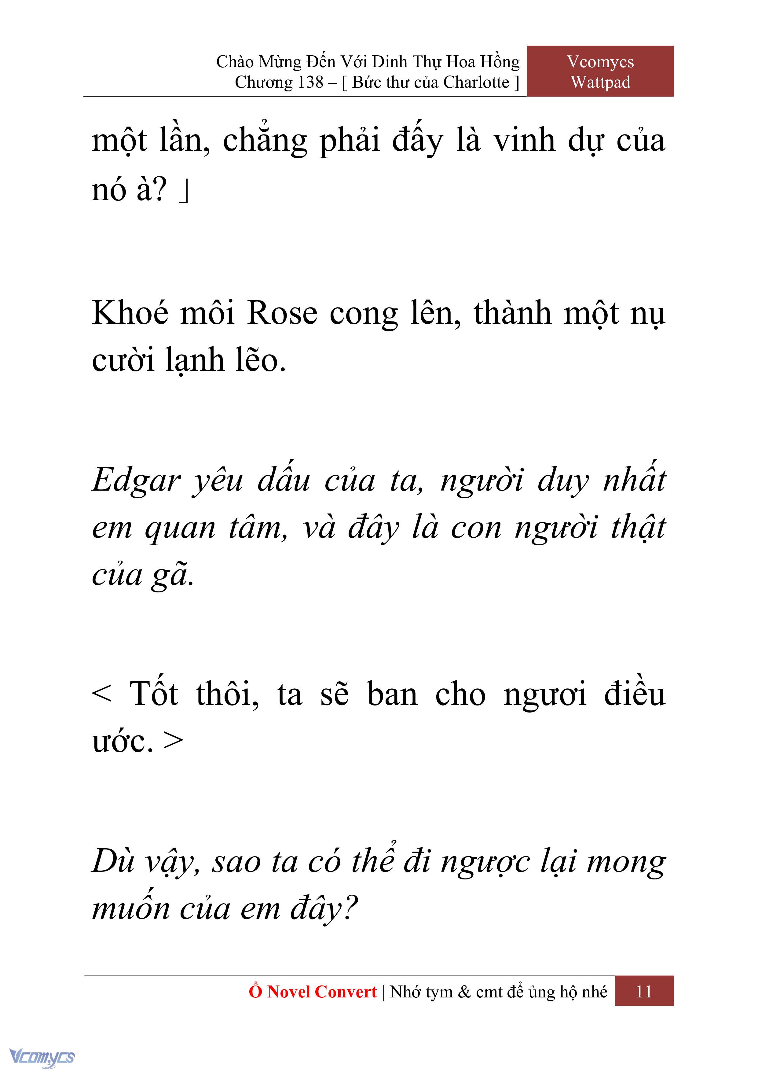 [Novel] Chào Mừng Đến Với Dinh Thự Hoa Hồng Chap 138 - Trang 2