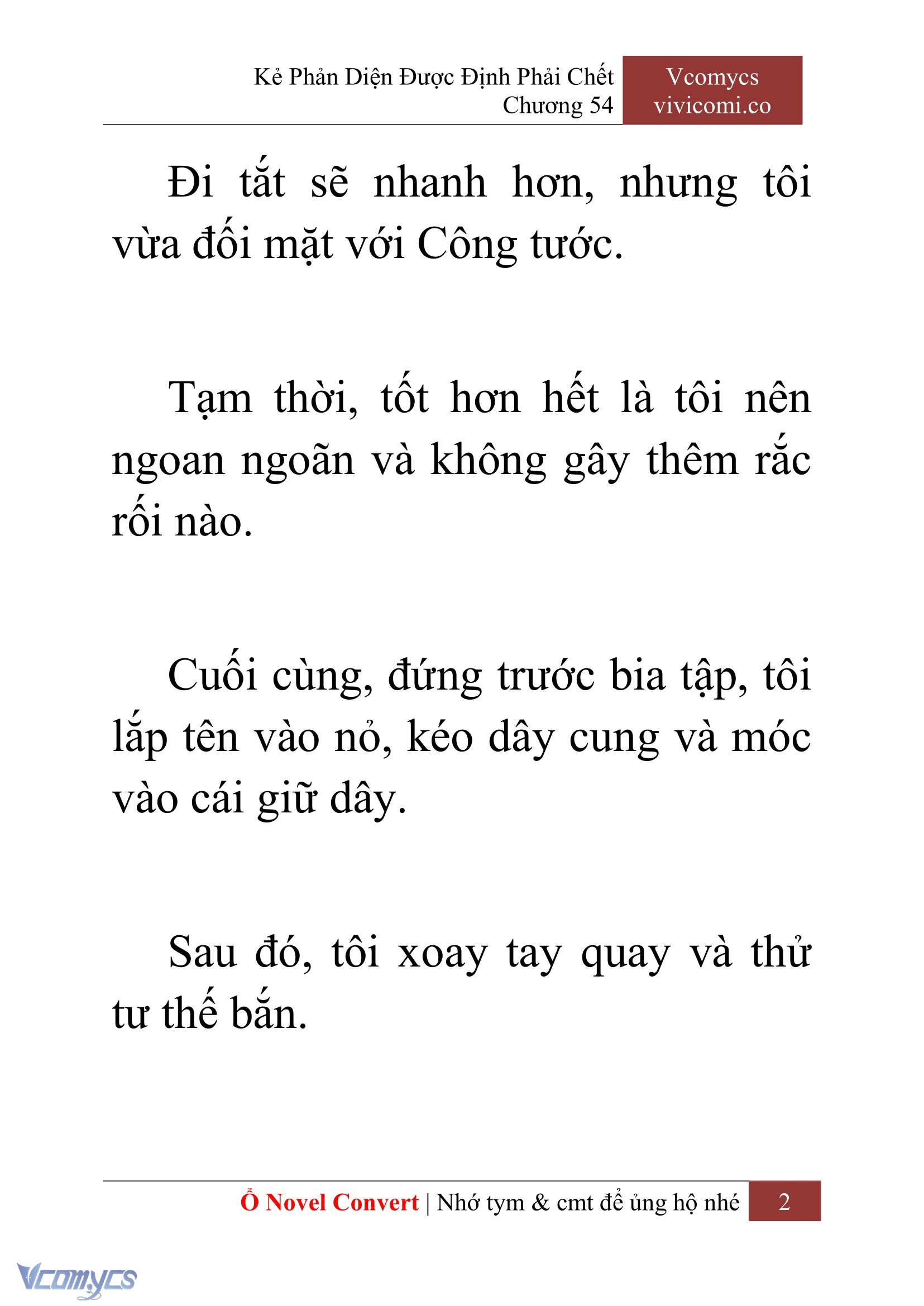 [Novel] Kẻ Phản Diện Được Định Phải Chết Chap 54 - Next Chap 55