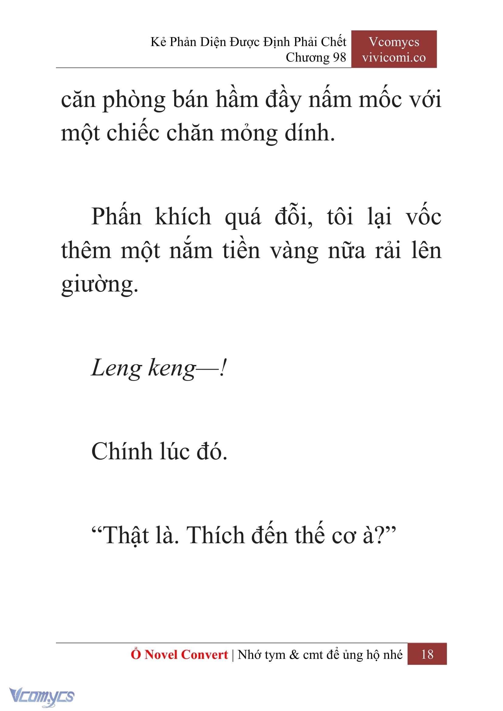 [Novel] Kẻ Phản Diện Được Định Phải Chết Chap 98 - Next Chap 99