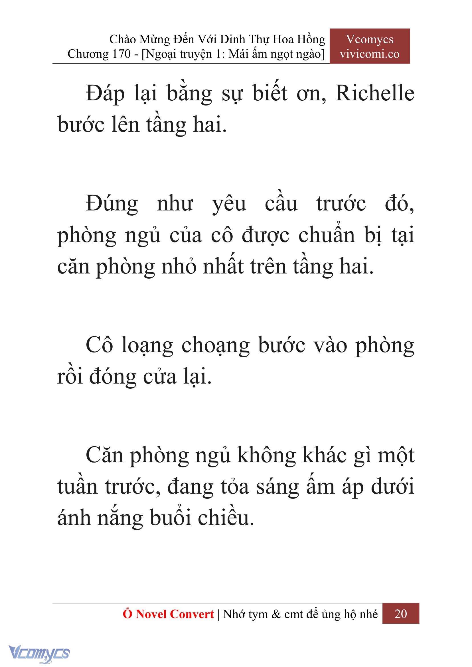 [Novel] Chào Mừng Đến Với Dinh Thự Hoa Hồng Chap 170 - Trang 2