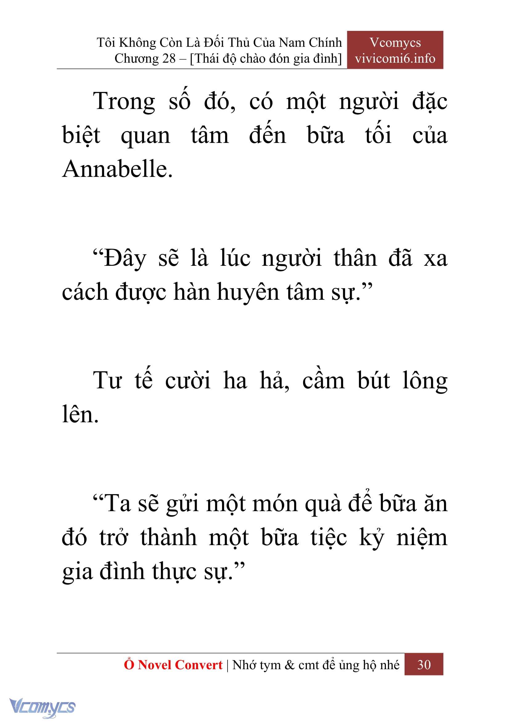 [Novel] Tôi Không Còn Là Đối Thủ Của Nam Chính Chap 28 - Trang 2