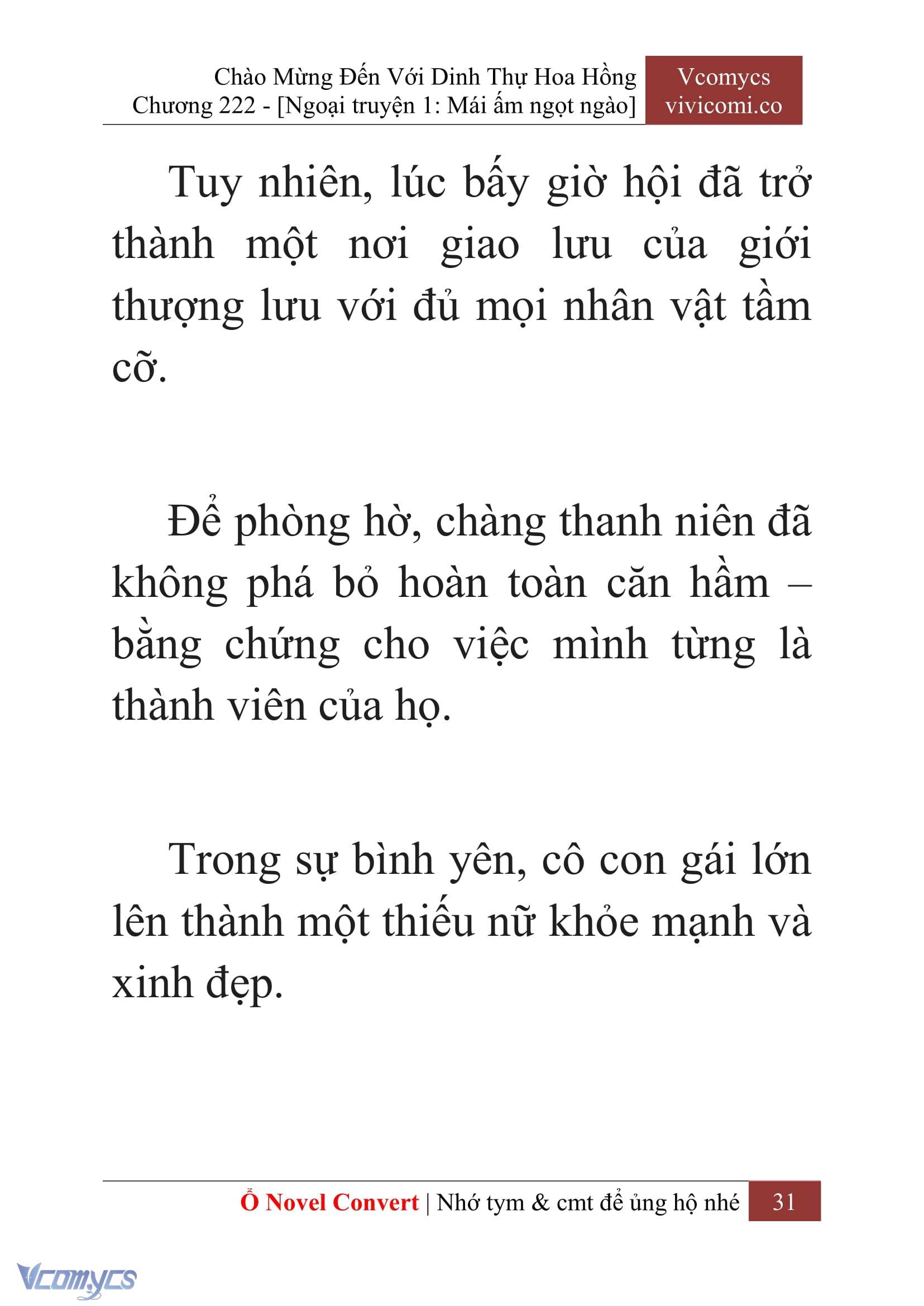 [Novel] Chào Mừng Đến Với Dinh Thự Hoa Hồng Chap 222 - Next Chap 223