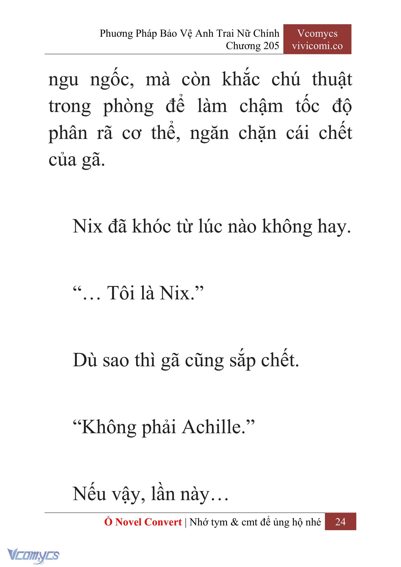 [Novel] Phương Pháp Bảo Vệ Anh Trai Nữ Chính Chap 205 - Trang 2