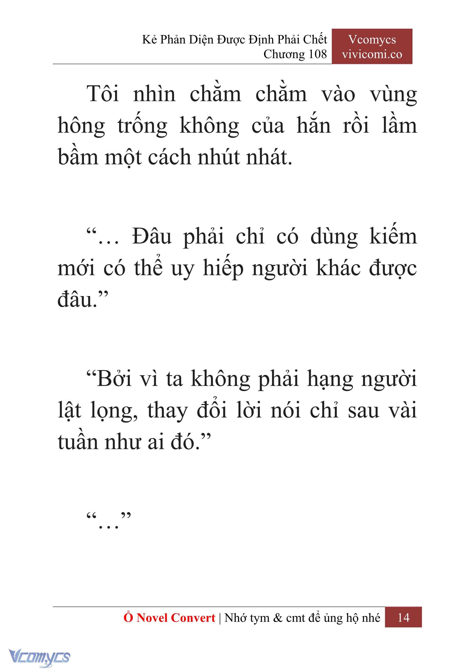 [Novel] Kẻ Phản Diện Được Định Phải Chết Chap 108 - Next Chap 109