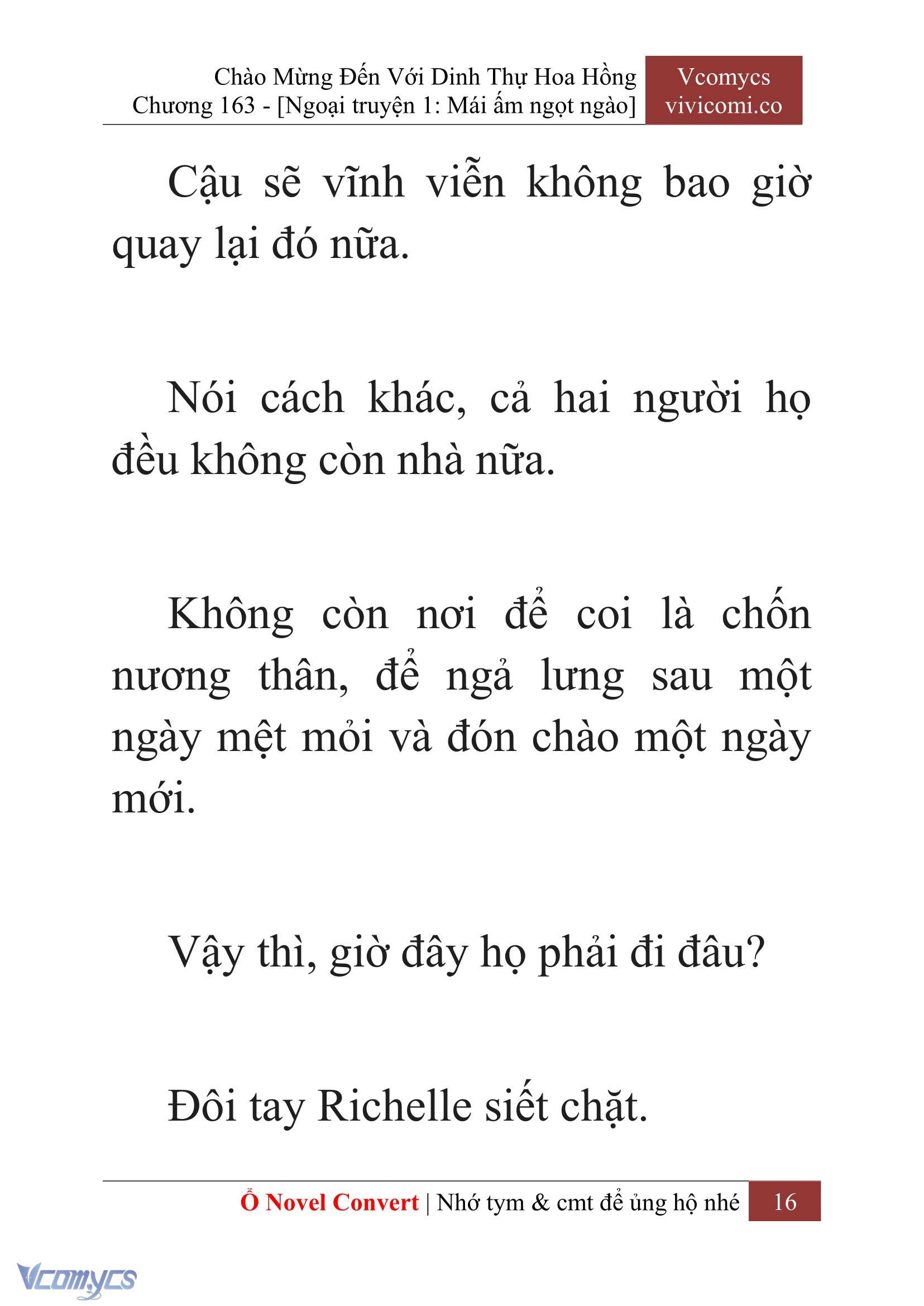 [Novel] Chào Mừng Đến Với Dinh Thự Hoa Hồng Chap 163 - Next Chap 164