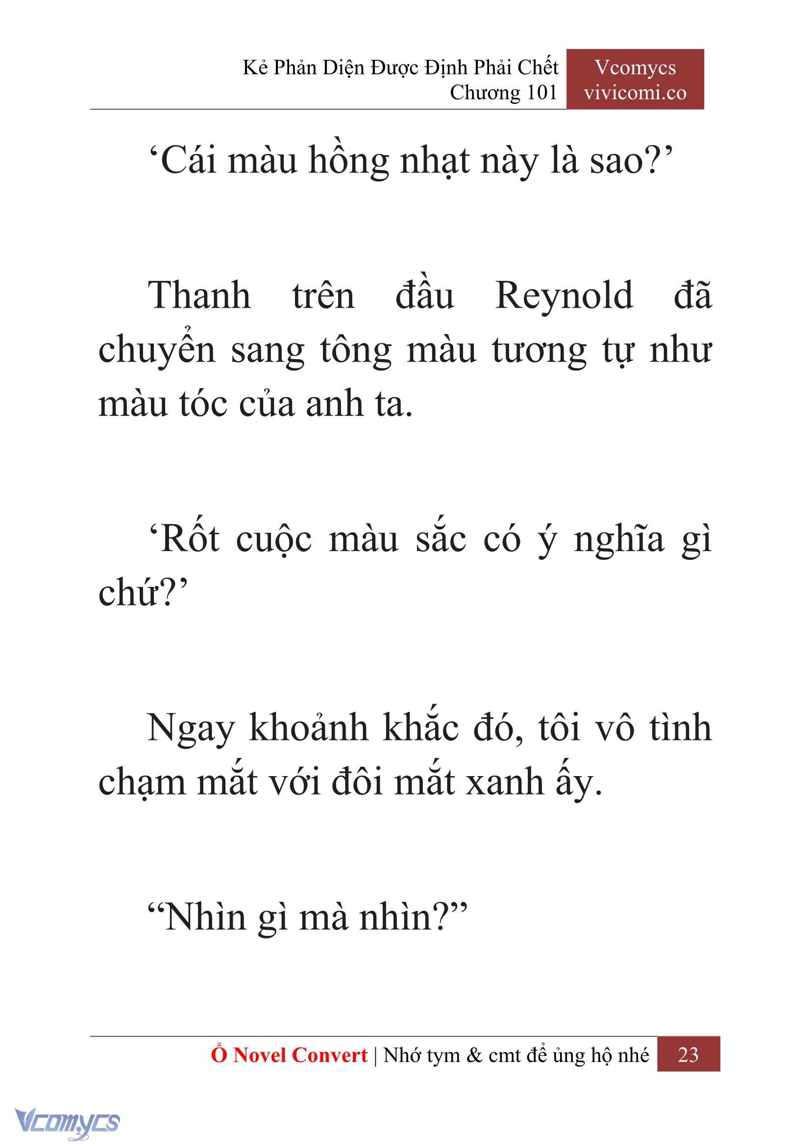 [Novel] Kẻ Phản Diện Được Định Phải Chết Chap 101 - Trang 2