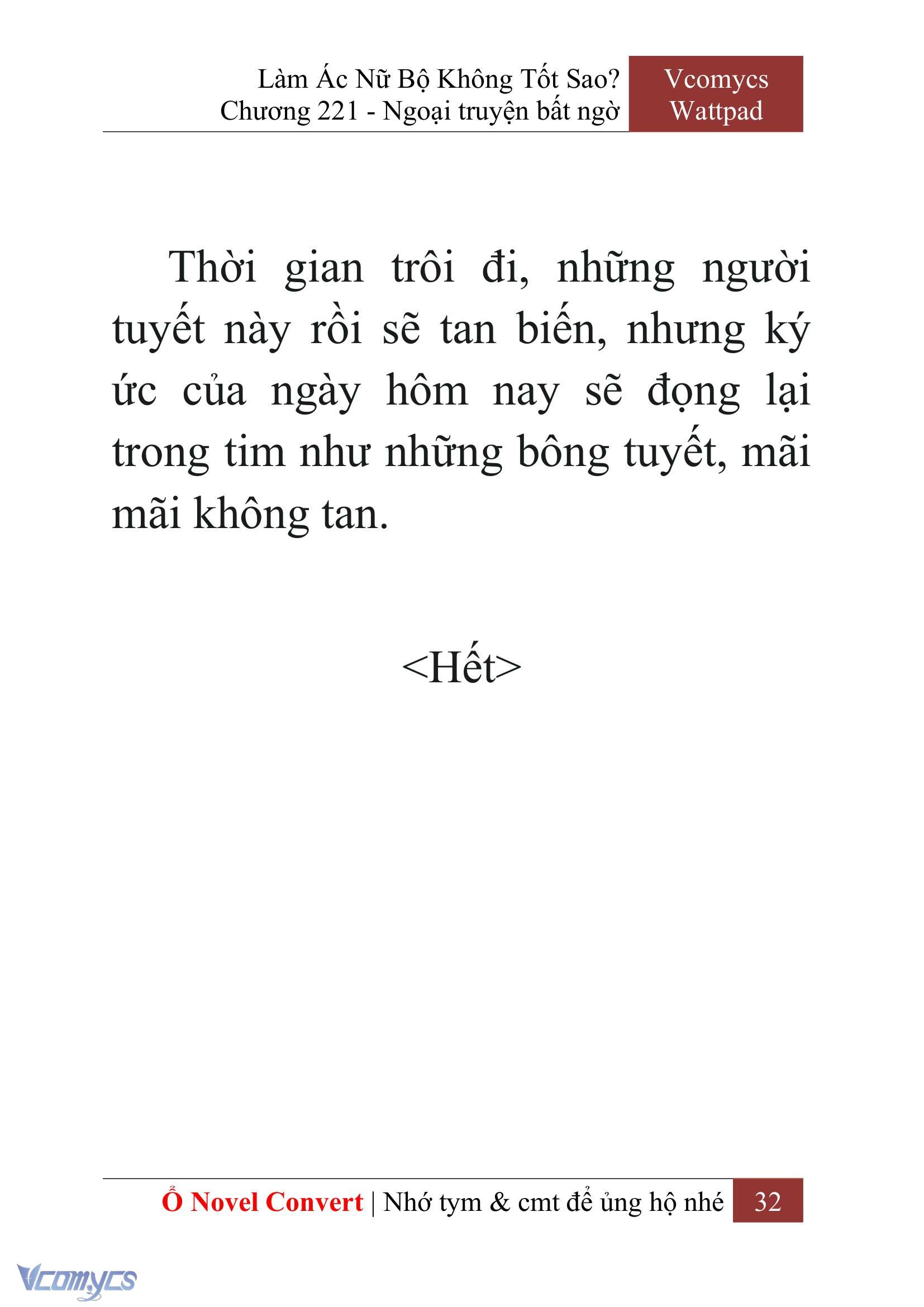 [Novel] Làm Ác Nữ Bộ Không Tốt Sao? Chap 221 - Trang 2