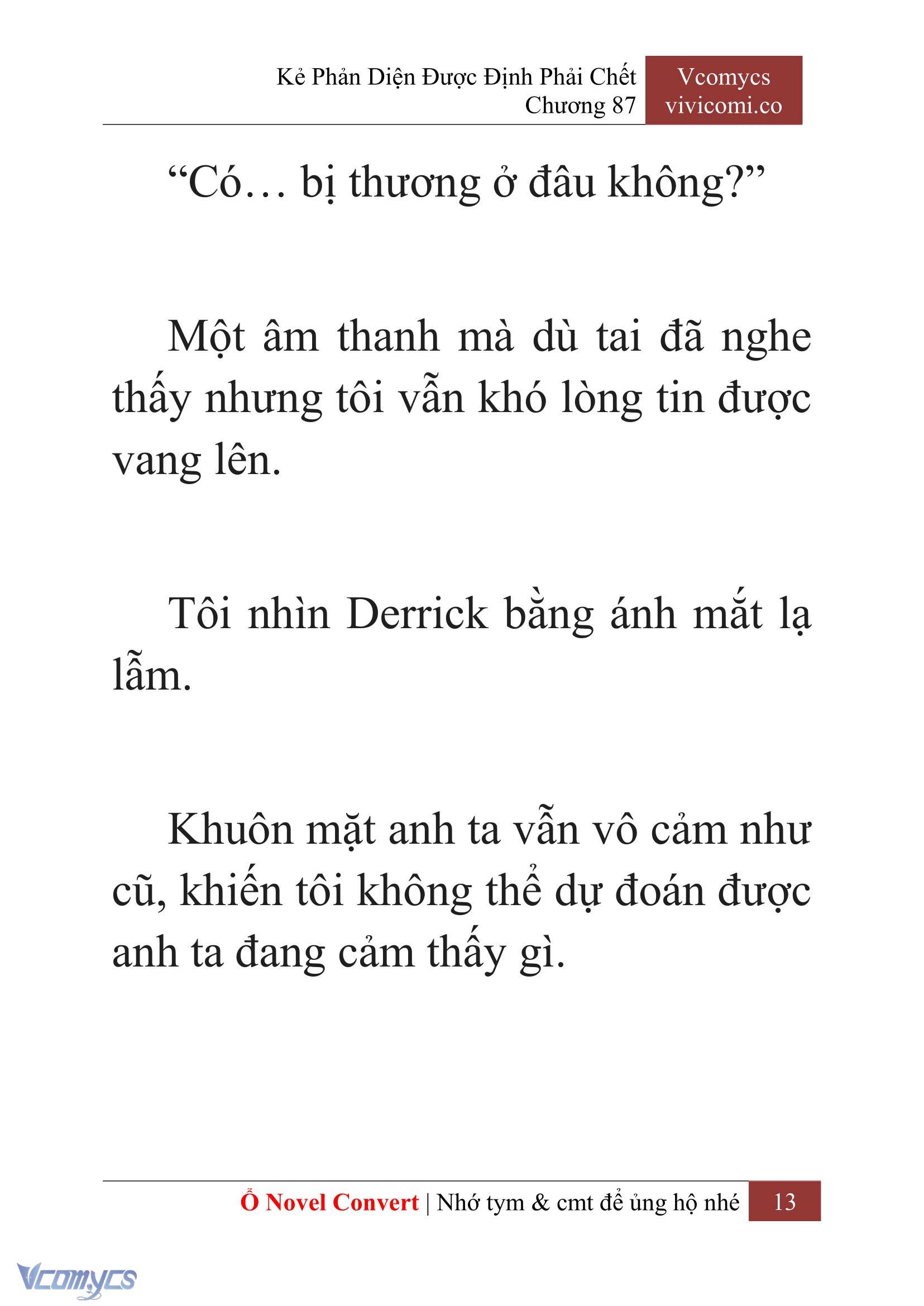 [Novel] Kẻ Phản Diện Được Định Phải Chết Chap 87 - Next Chap 88