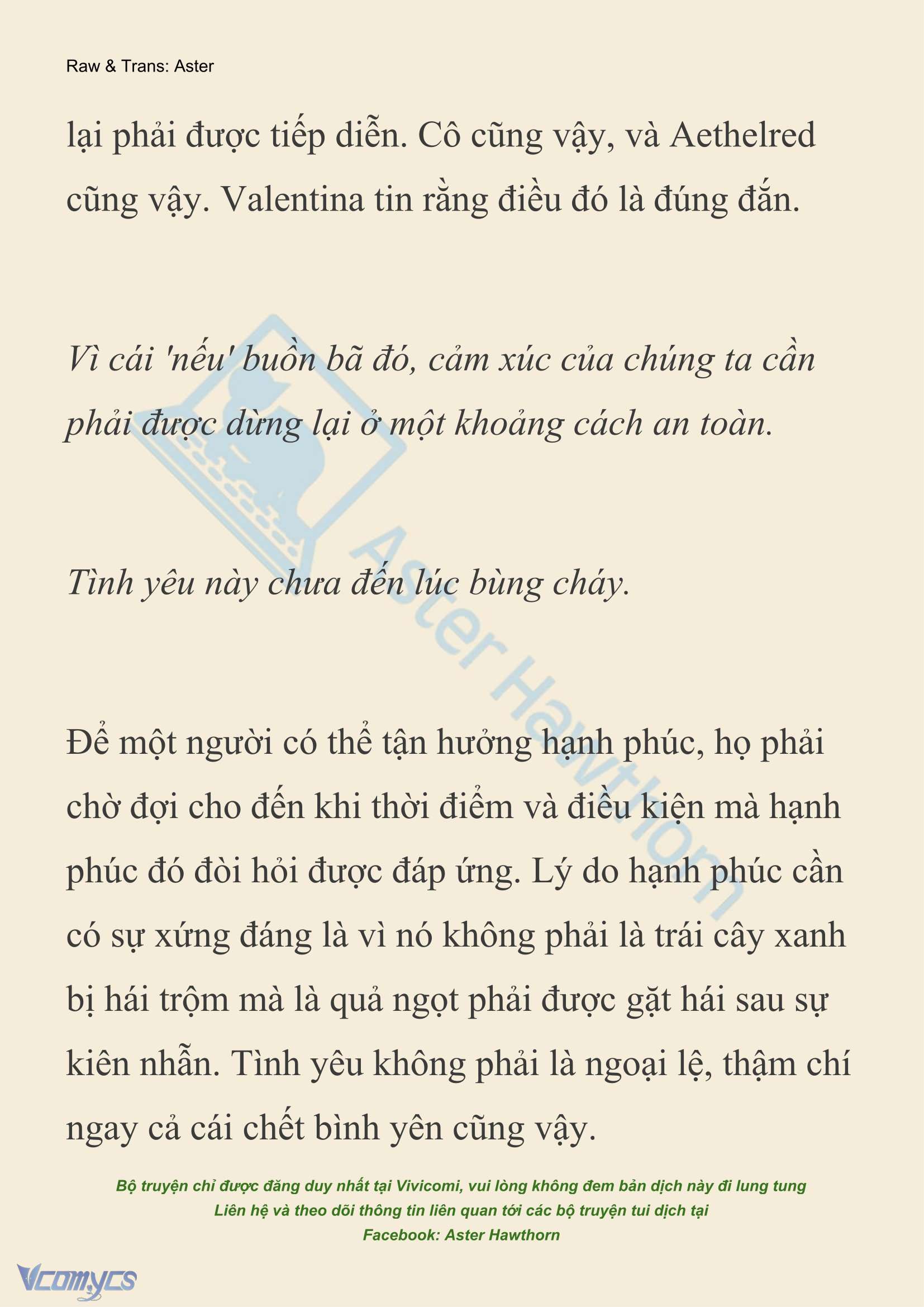 [NOVEL] Thiên Đường Của Valentina Chap 219 - Trang 2