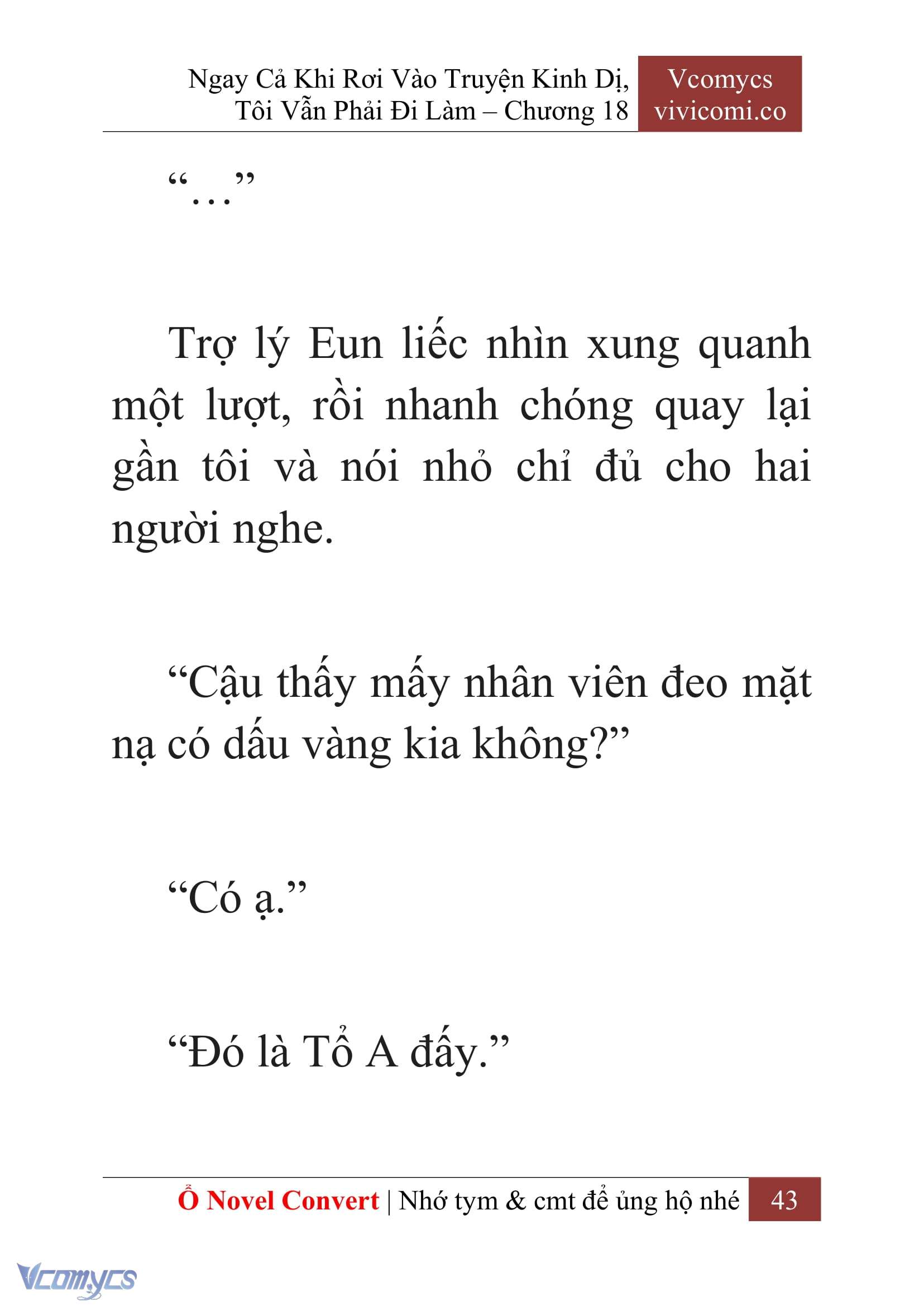 [Novel] Ngay Cả Khi Rơi Vào Truyện Kinh Dị, Tôi Vẫn Phải Đi Làm Chap 18 - Trang 2
