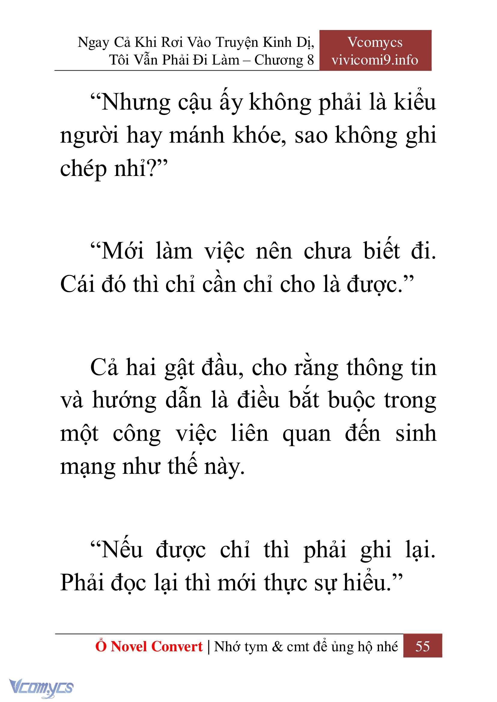 [Novel] Ngay Cả Khi Rơi Vào Truyện Kinh Dị, Tôi Vẫn Phải Đi Làm Chap 8 - Trang 2