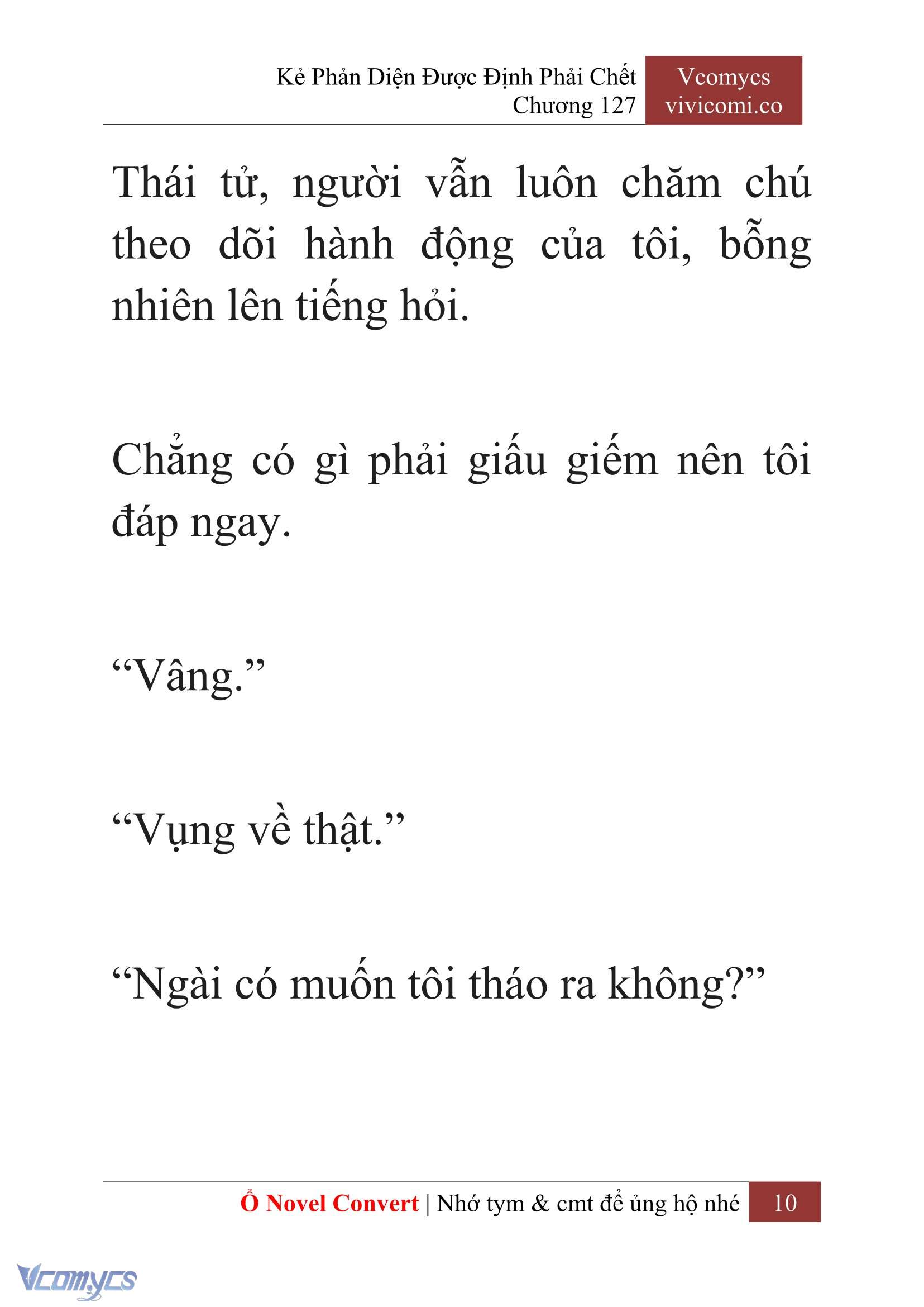 [Novel] Kẻ Phản Diện Được Định Phải Chết Chap 127 - Trang 2