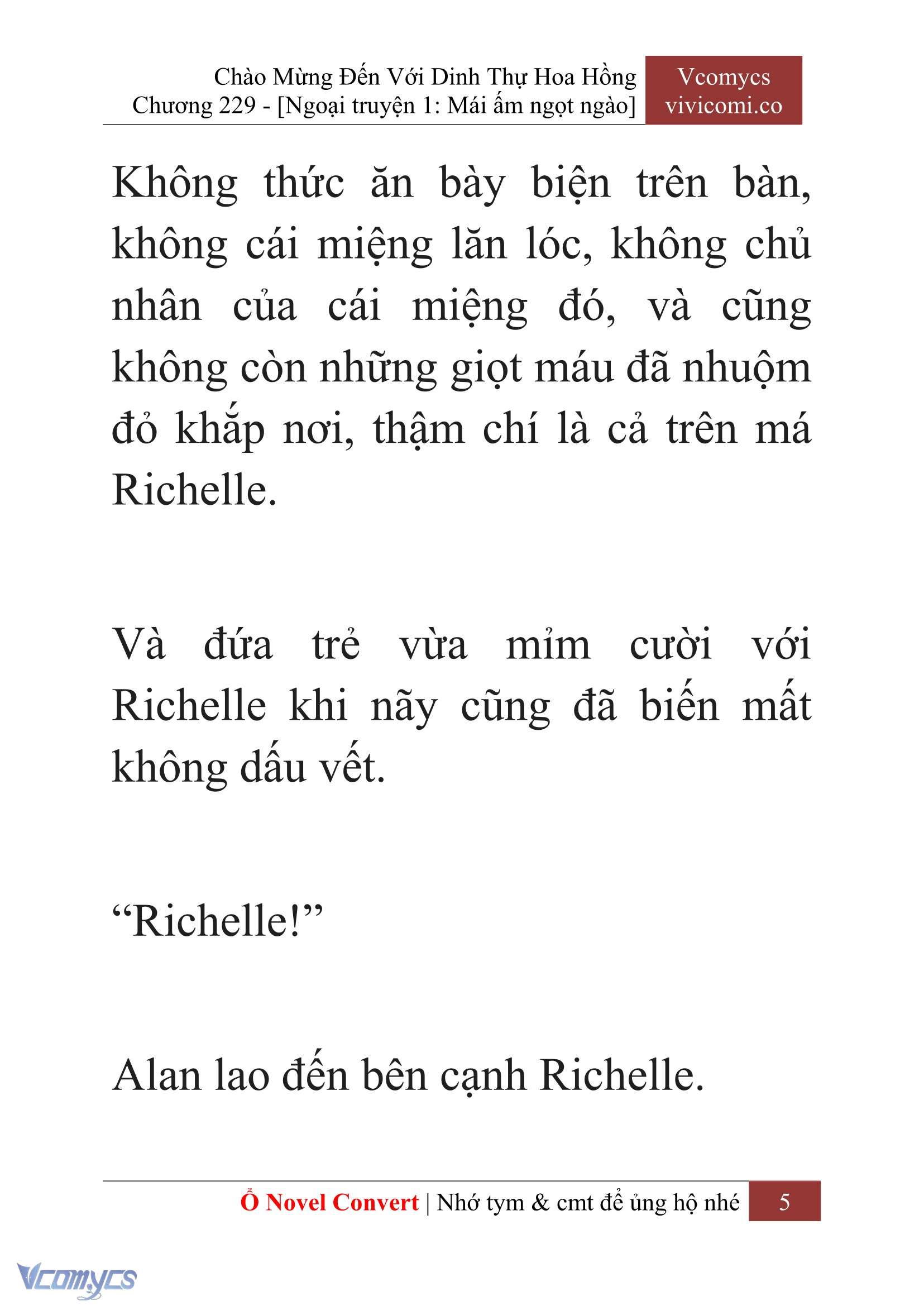 [Novel] Chào Mừng Đến Với Dinh Thự Hoa Hồng Chap 229 - Trang 2