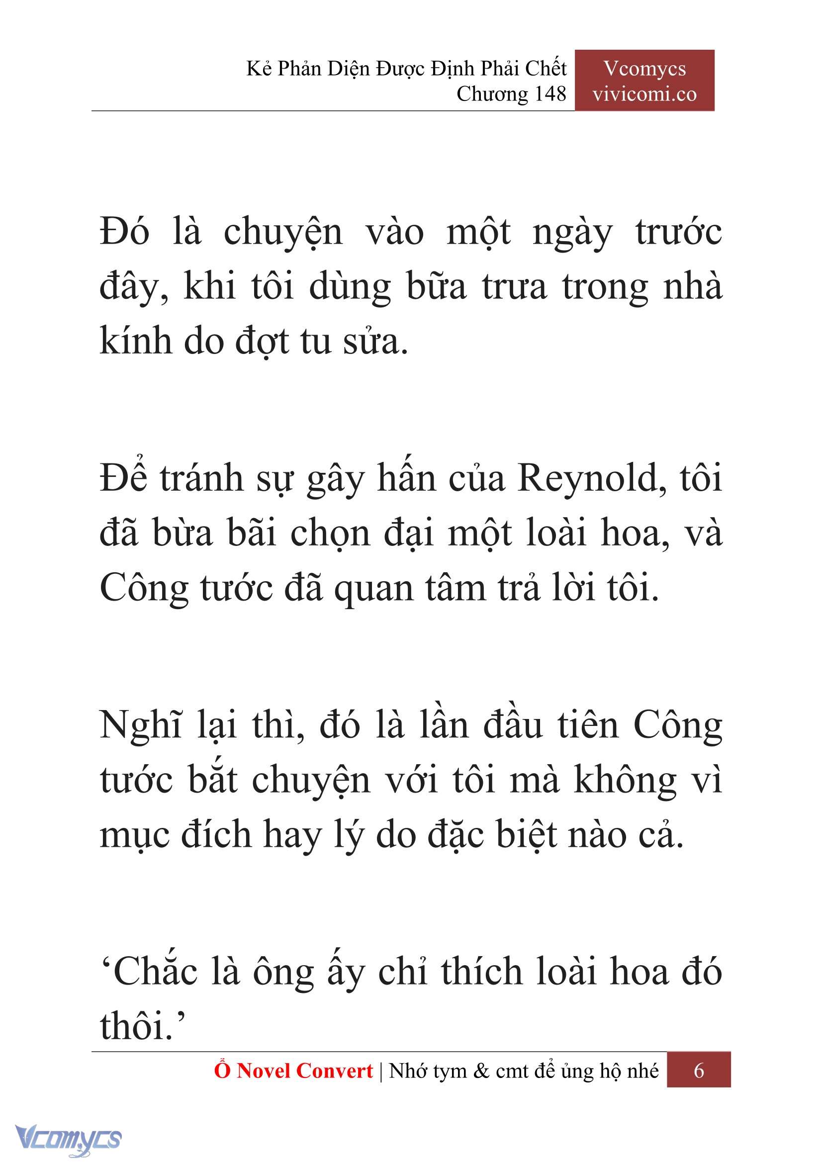 [Novel] Kẻ Phản Diện Được Định Phải Chết Chap 148 - Trang 2