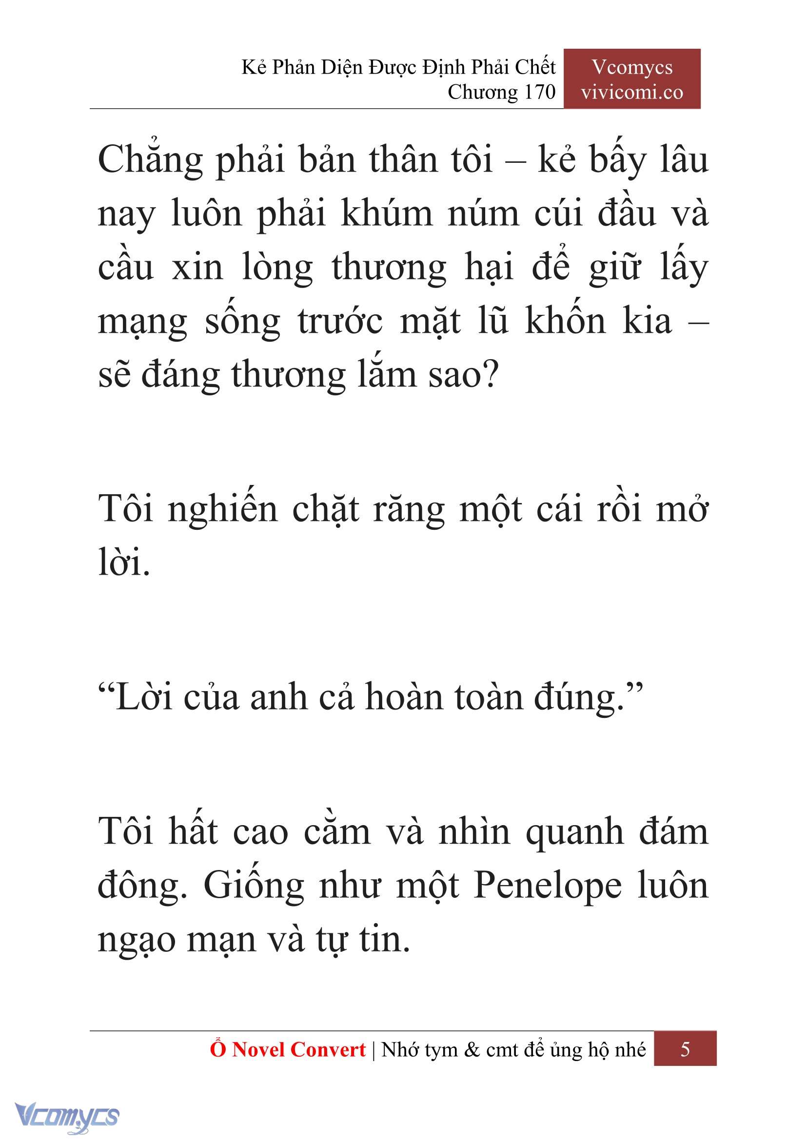 [Novel] Kẻ Phản Diện Được Định Phải Chết Chap 170 - Trang 2