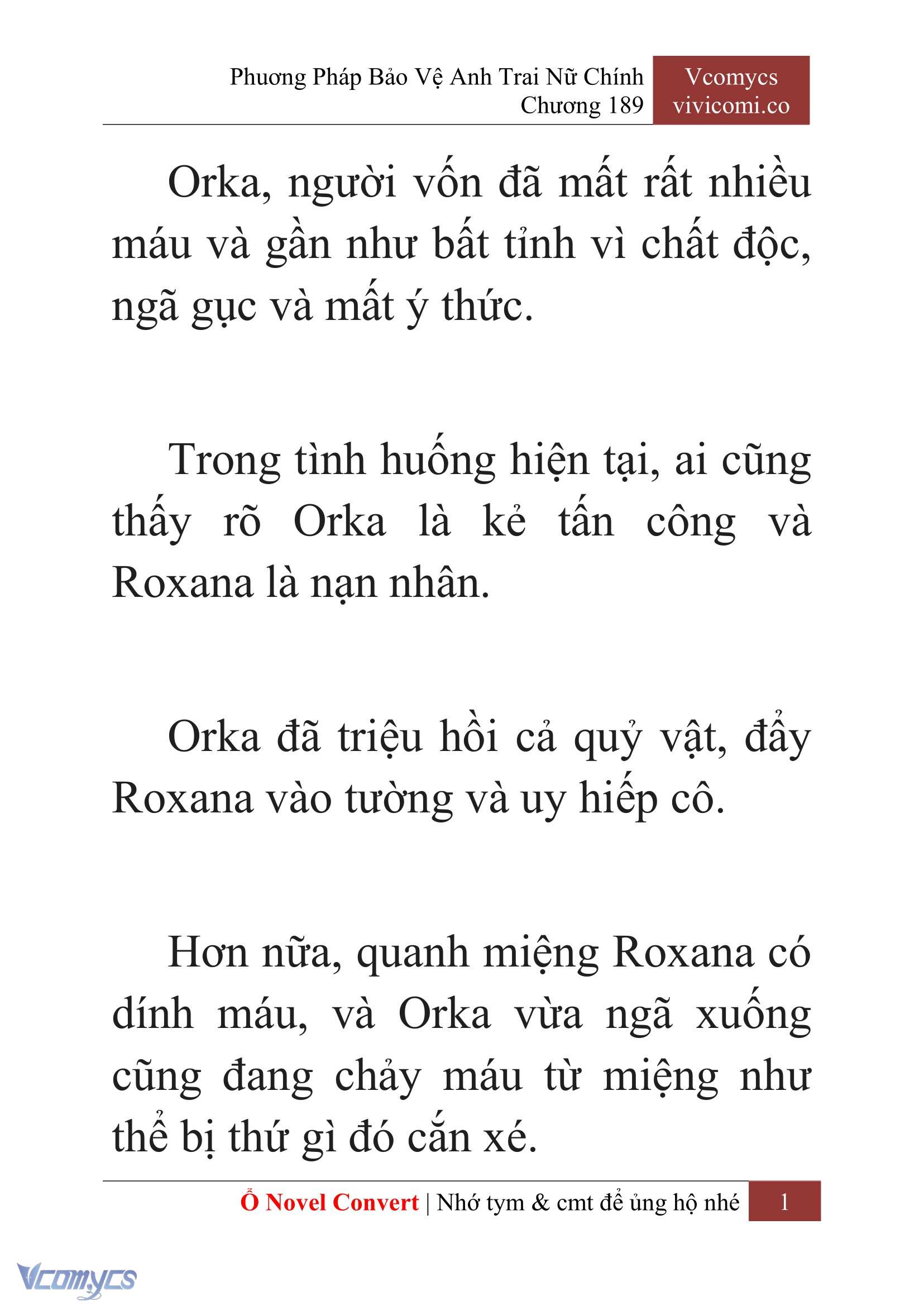 [Novel] Phương Pháp Bảo Vệ Anh Trai Nữ Chính Chap 189 - Trang 2