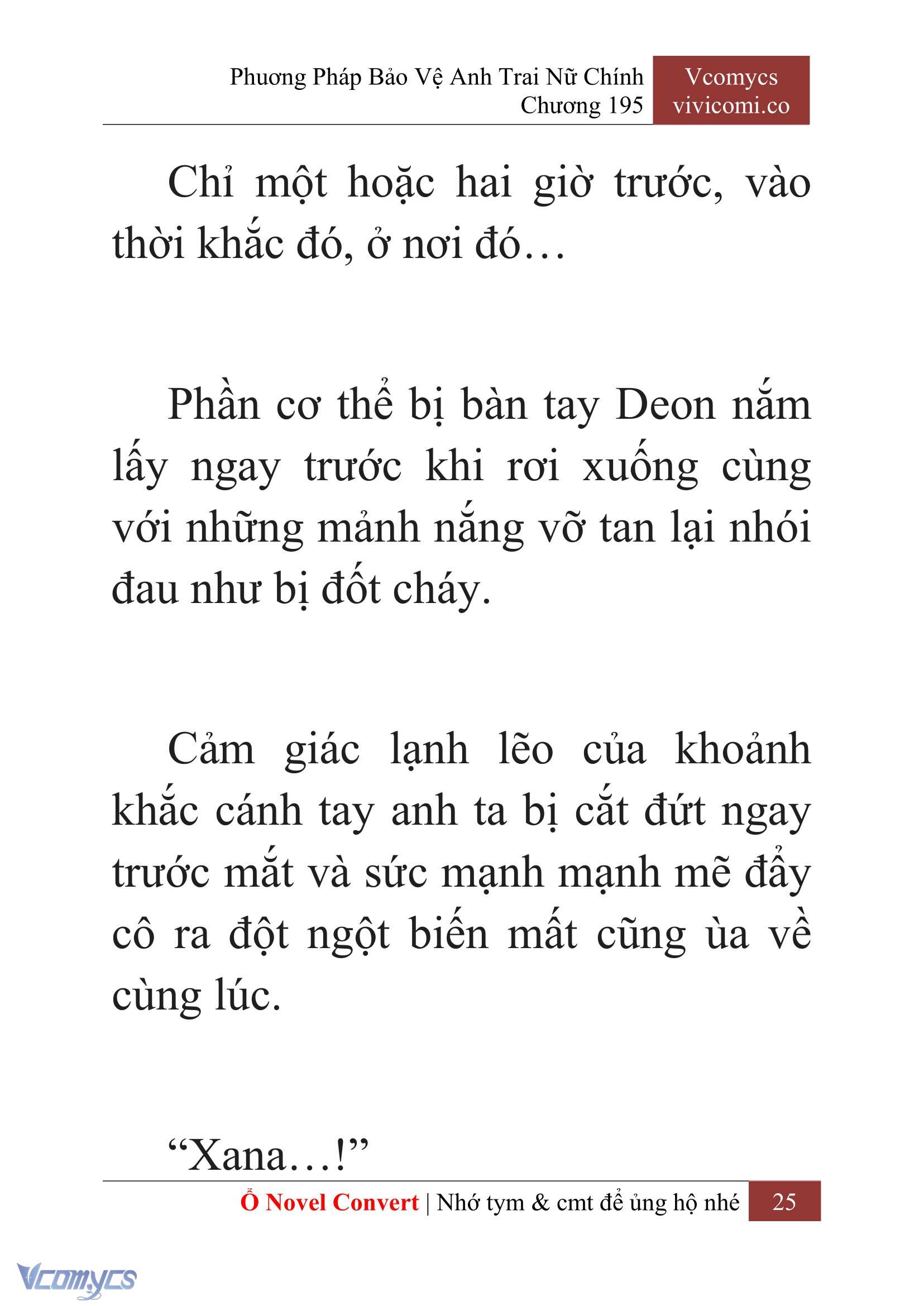[Novel] Phương Pháp Bảo Vệ Anh Trai Nữ Chính Chap 195 - Trang 2