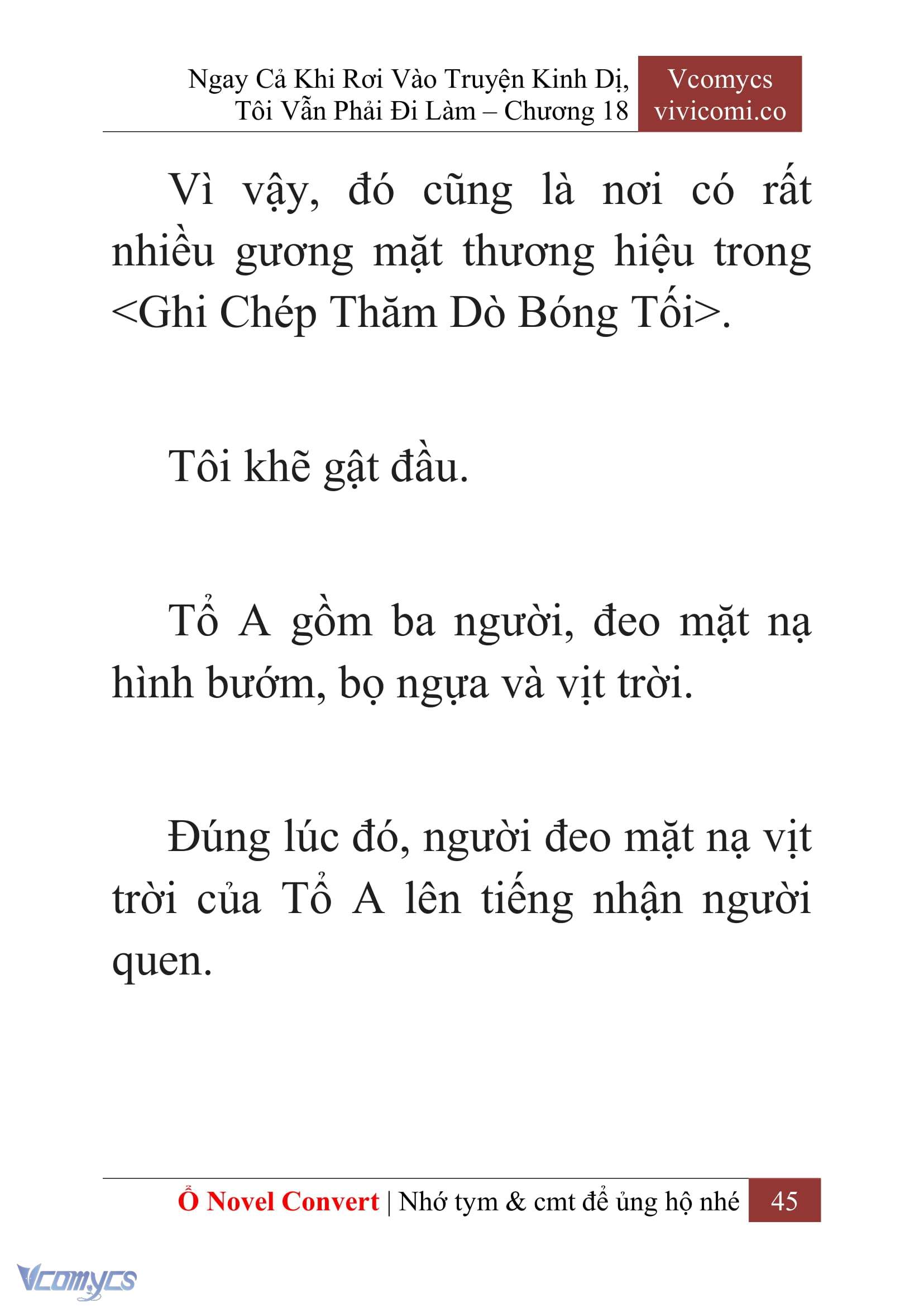 [Novel] Ngay Cả Khi Rơi Vào Truyện Kinh Dị, Tôi Vẫn Phải Đi Làm Chap 18 - Trang 2