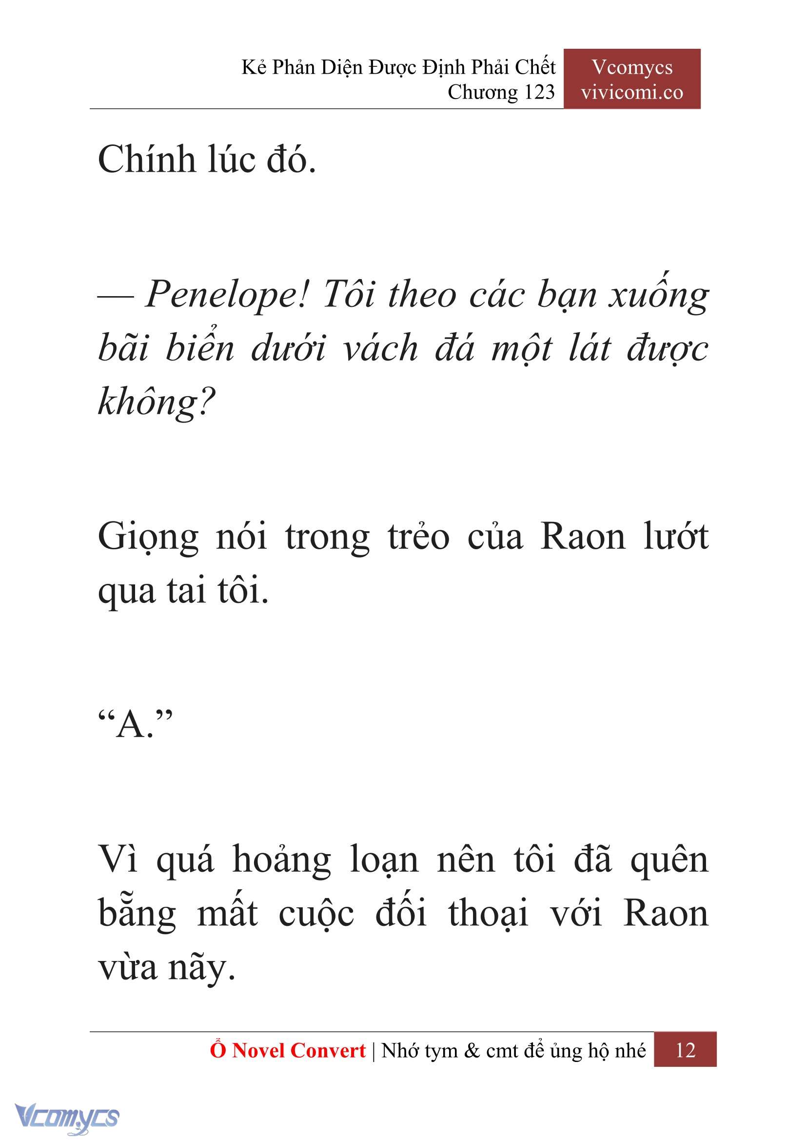 [Novel] Kẻ Phản Diện Được Định Phải Chết Chap 123 - Trang 2