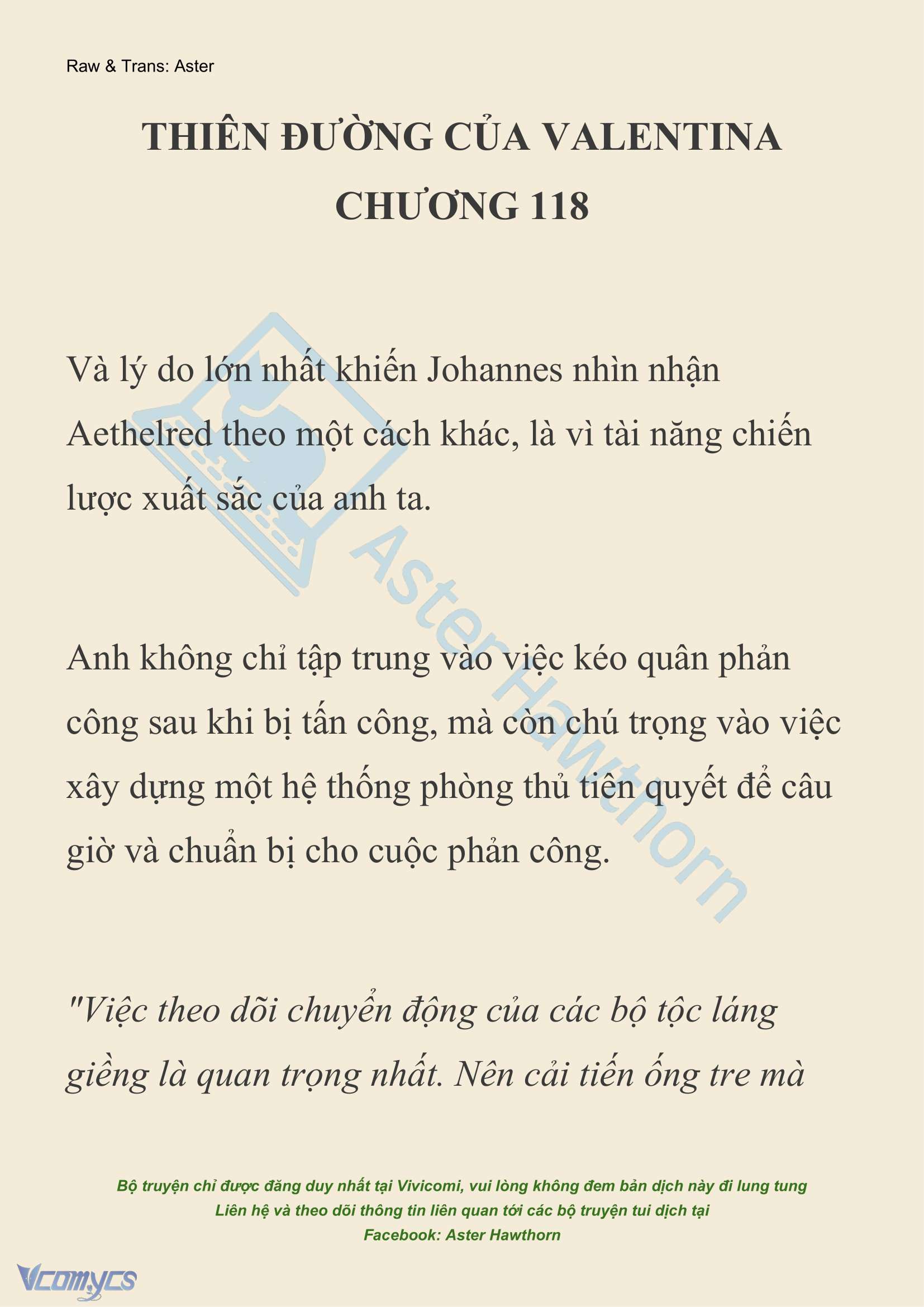 [NOVEL] Thiên Đường Của Valentina Chap 118 - Trang 2