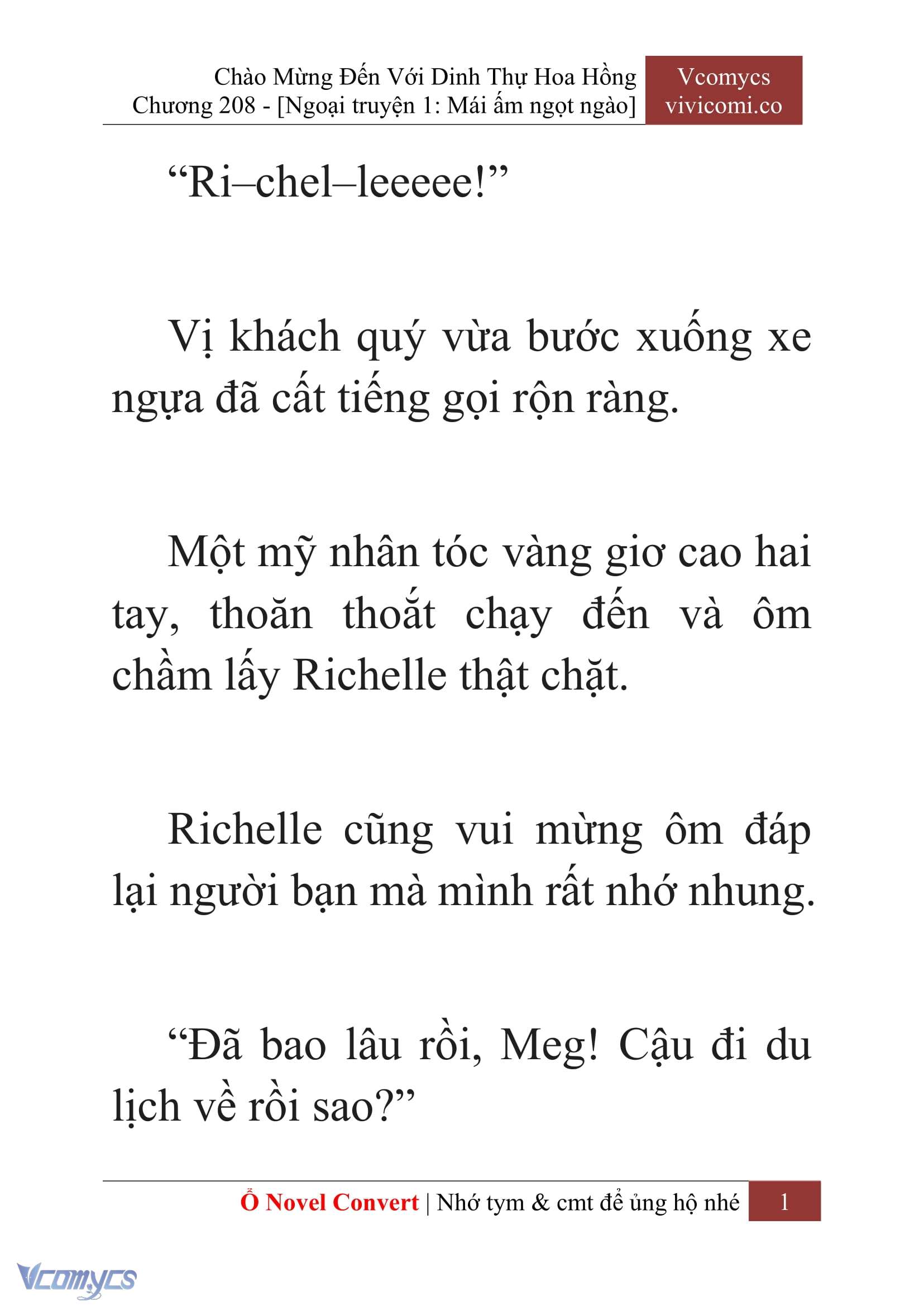 [Novel] Chào Mừng Đến Với Dinh Thự Hoa Hồng Chap 208 - Trang 2