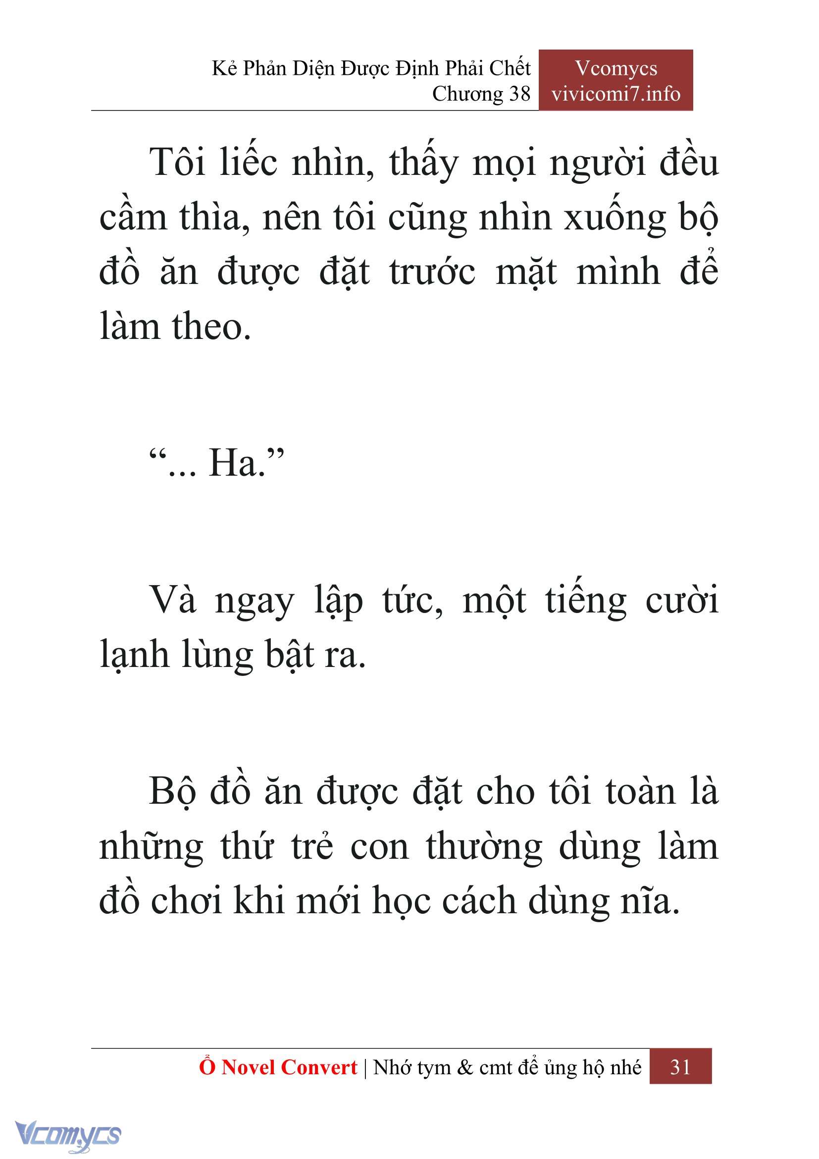 [Novel] Kẻ Phản Diện Được Định Phải Chết Chap 38 - Next Chap 39