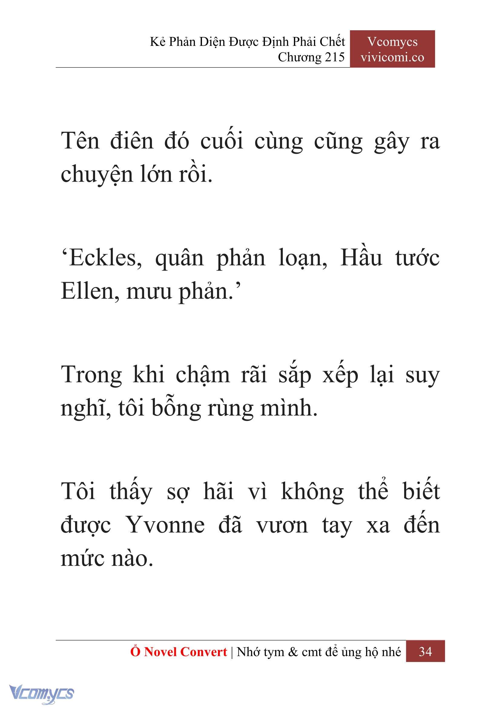 [Novel] Kẻ Phản Diện Được Định Phải Chết Chap 215 - Trang 2