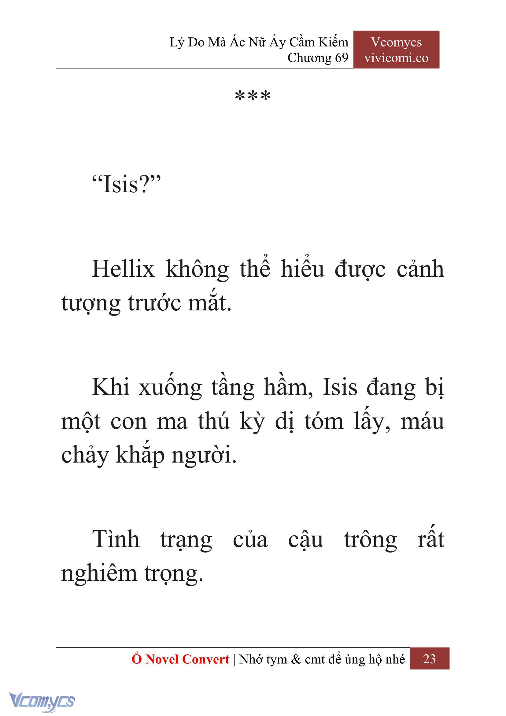 [Novel] Lý Do Mà Ác Nữ Ấy Cầm Kiếm Chap 69 - Trang 2