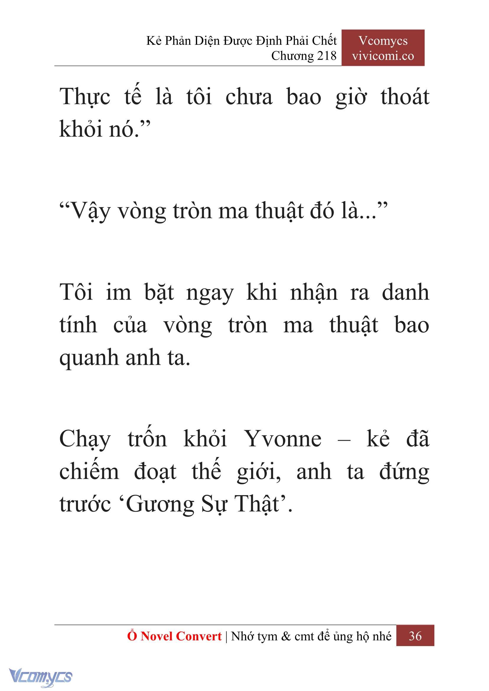 [Novel] Kẻ Phản Diện Được Định Phải Chết Chap 218 - Next Chap 219