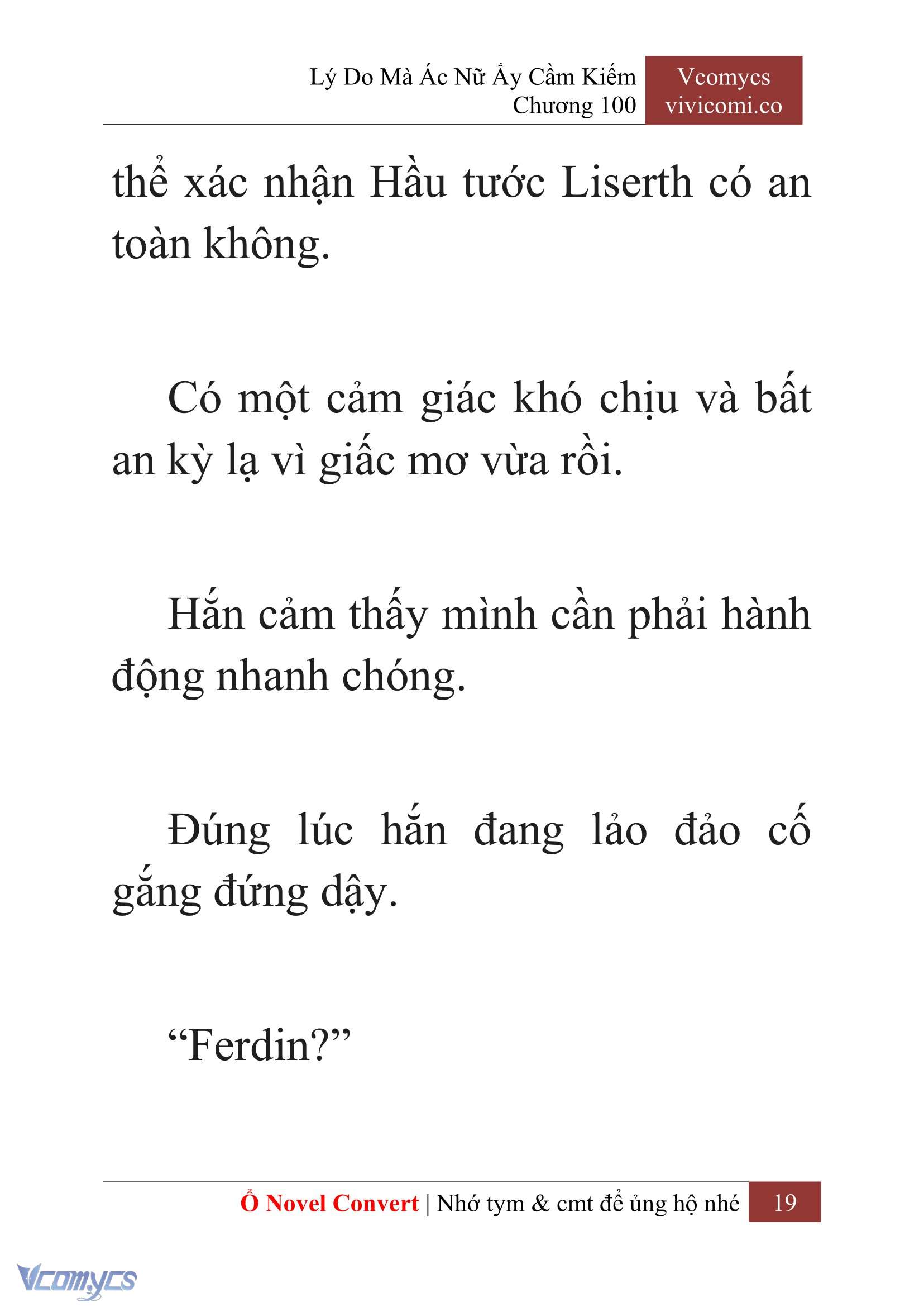[Novel] Lý Do Mà Ác Nữ Ấy Cầm Kiếm Chap 100 - Next Chap 101