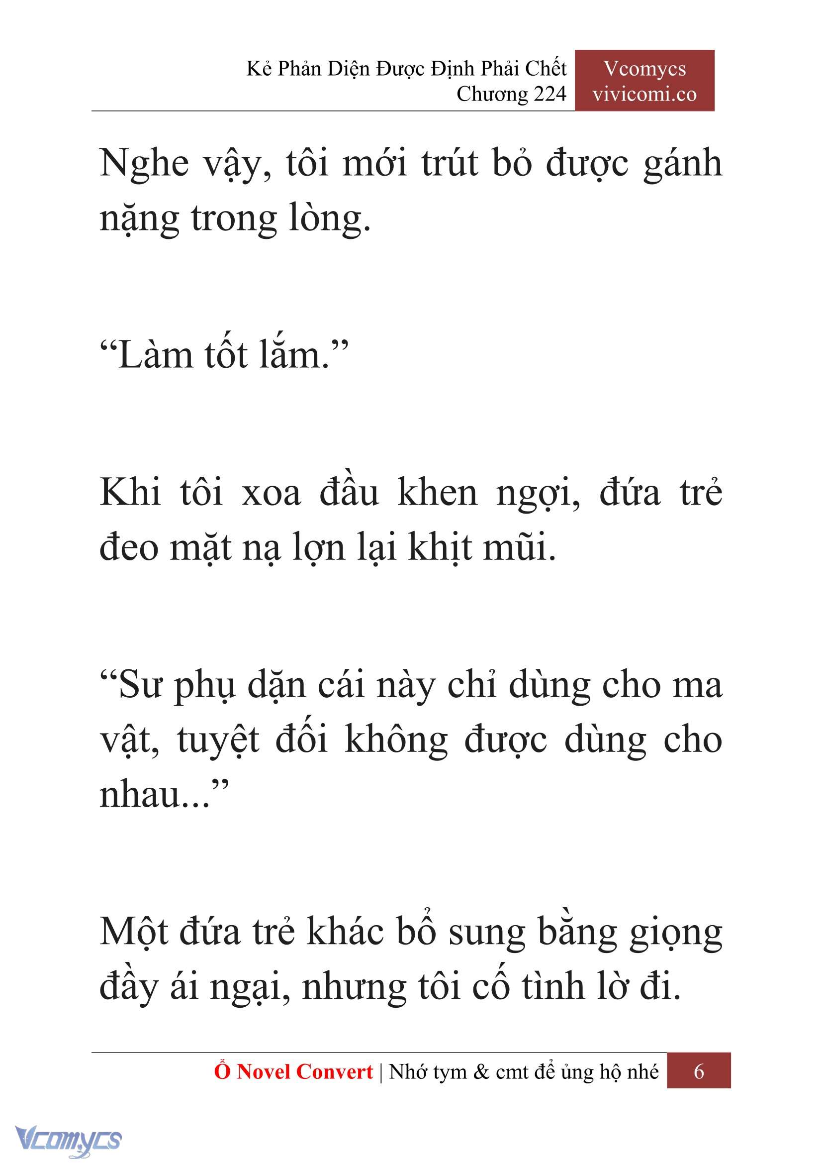 [Novel] Kẻ Phản Diện Được Định Phải Chết Chap 224 - Trang 2