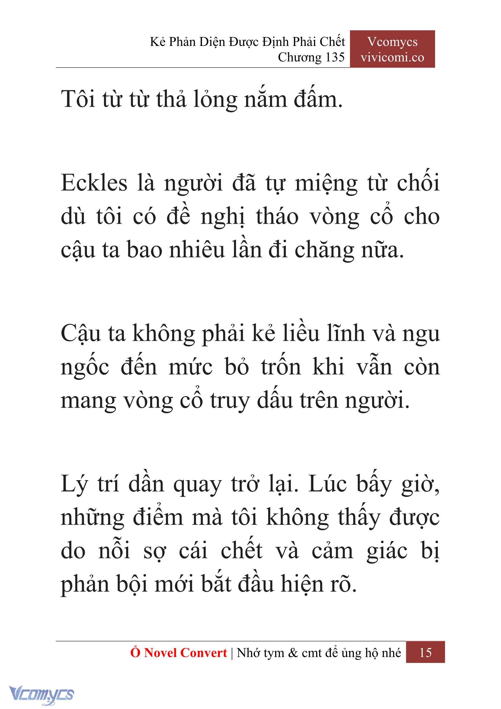 [Novel] Kẻ Phản Diện Được Định Phải Chết Chap 135 - Trang 2