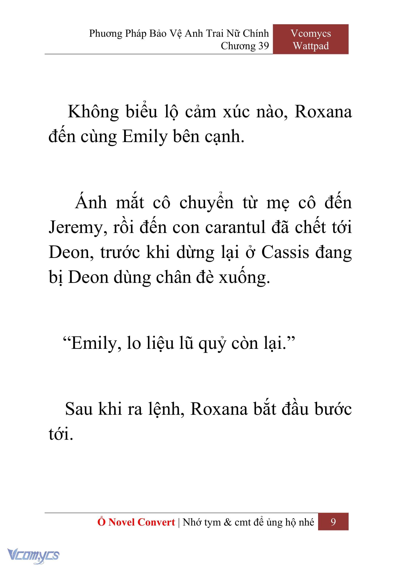 [Novel] Phương Pháp Bảo Vệ Anh Trai Nữ Chính Chap 39 - Trang 2