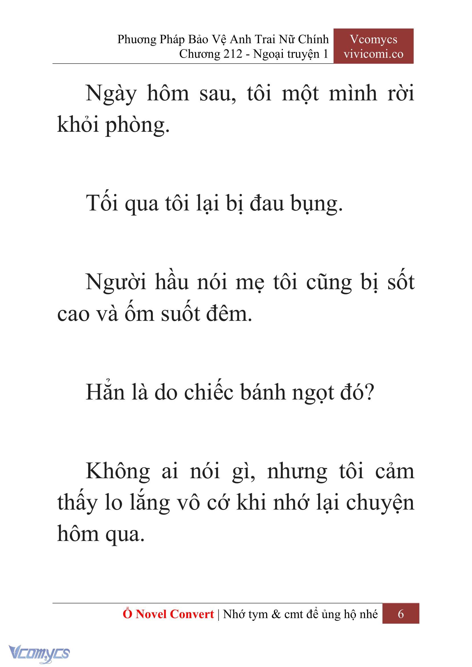 [Novel] Phương Pháp Bảo Vệ Anh Trai Nữ Chính Chap 212 - Trang 2
